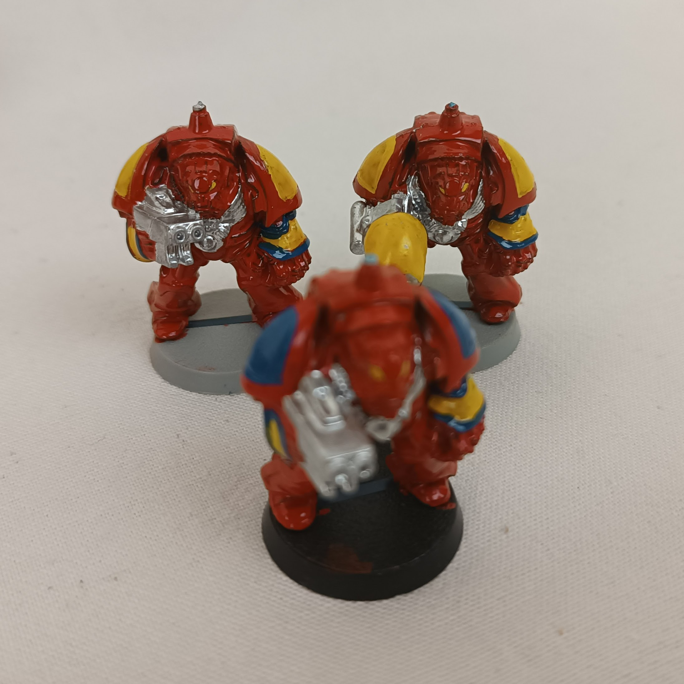 Voir photo 11 de Jeu de société "Space Hulk" - Warhammer 40K, première édition de 1989, par Games Workshop, figurines peintes Jeu de société "Space Hulk" - Warhammer 40K, première édition de 1989, par Games Workshop, figurines peintes État correct - Vue 11 -