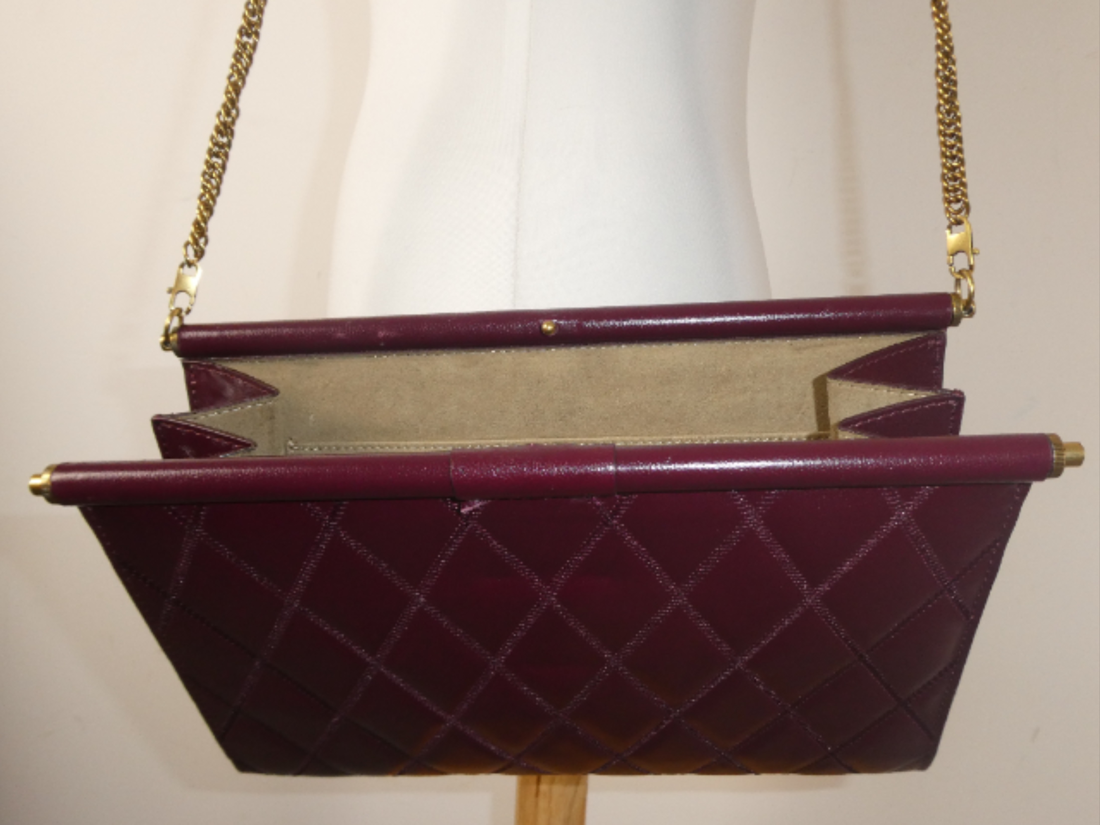 Givenchy Paris - Sac en bandoulière rouge bordeaux - Photo 5