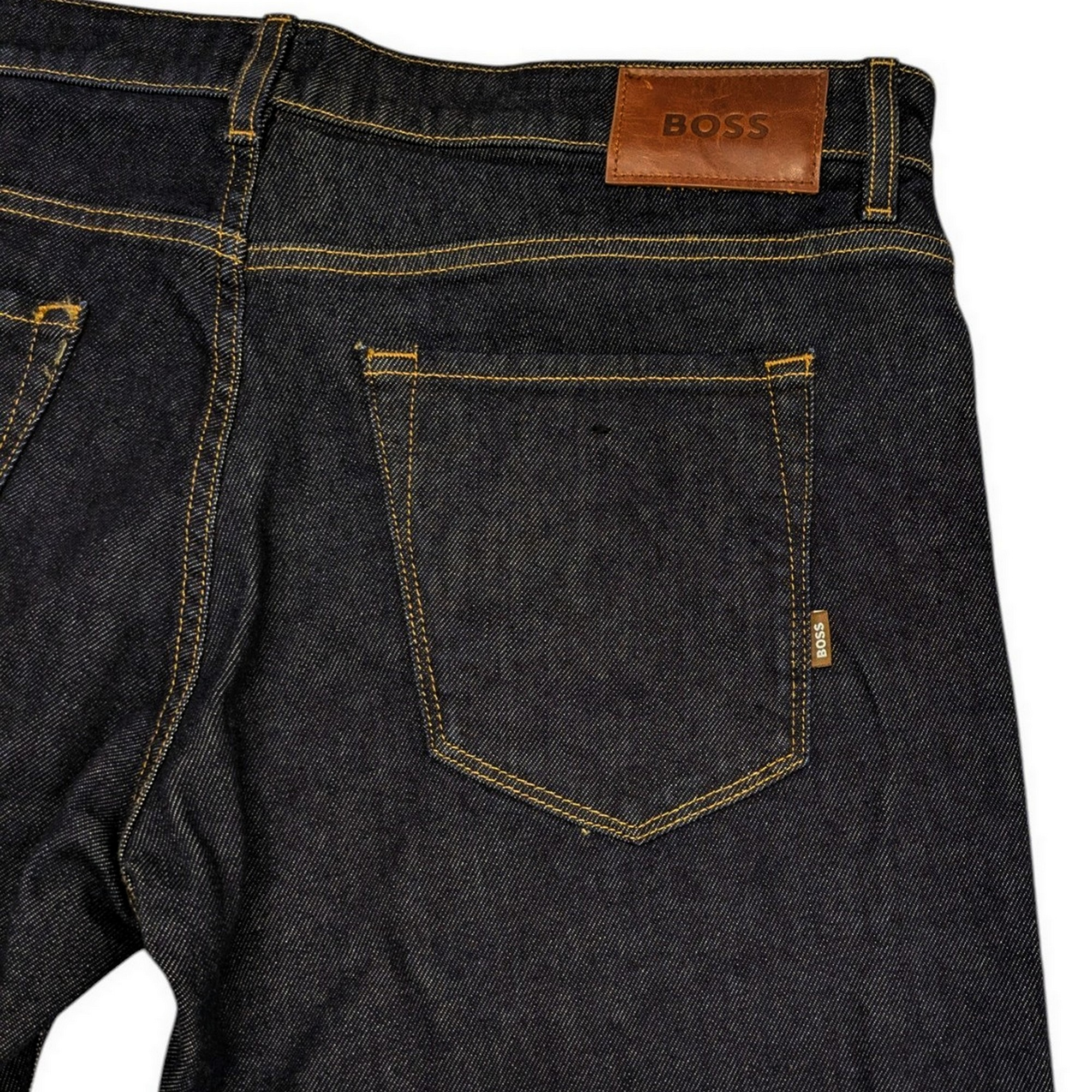 Pantalon Jean Hugo Boss Maine W38/L 32 = T 46/48 en toile denim bleu foncé - Photo 4