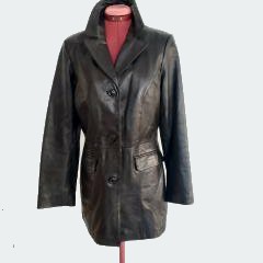 Veste en cuir OAKWOOD - OAKWOOD - L Comme neuf -  reconditionné disponible sur Label Emmaüs