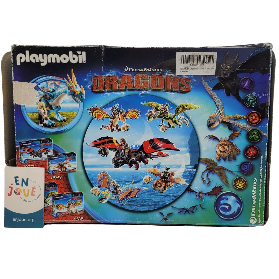 Playmobil - Dragon Racing: Astrid et Tempête 70728 Multicolore - Dès 4 ans. Très bon état - Vue 3 - 