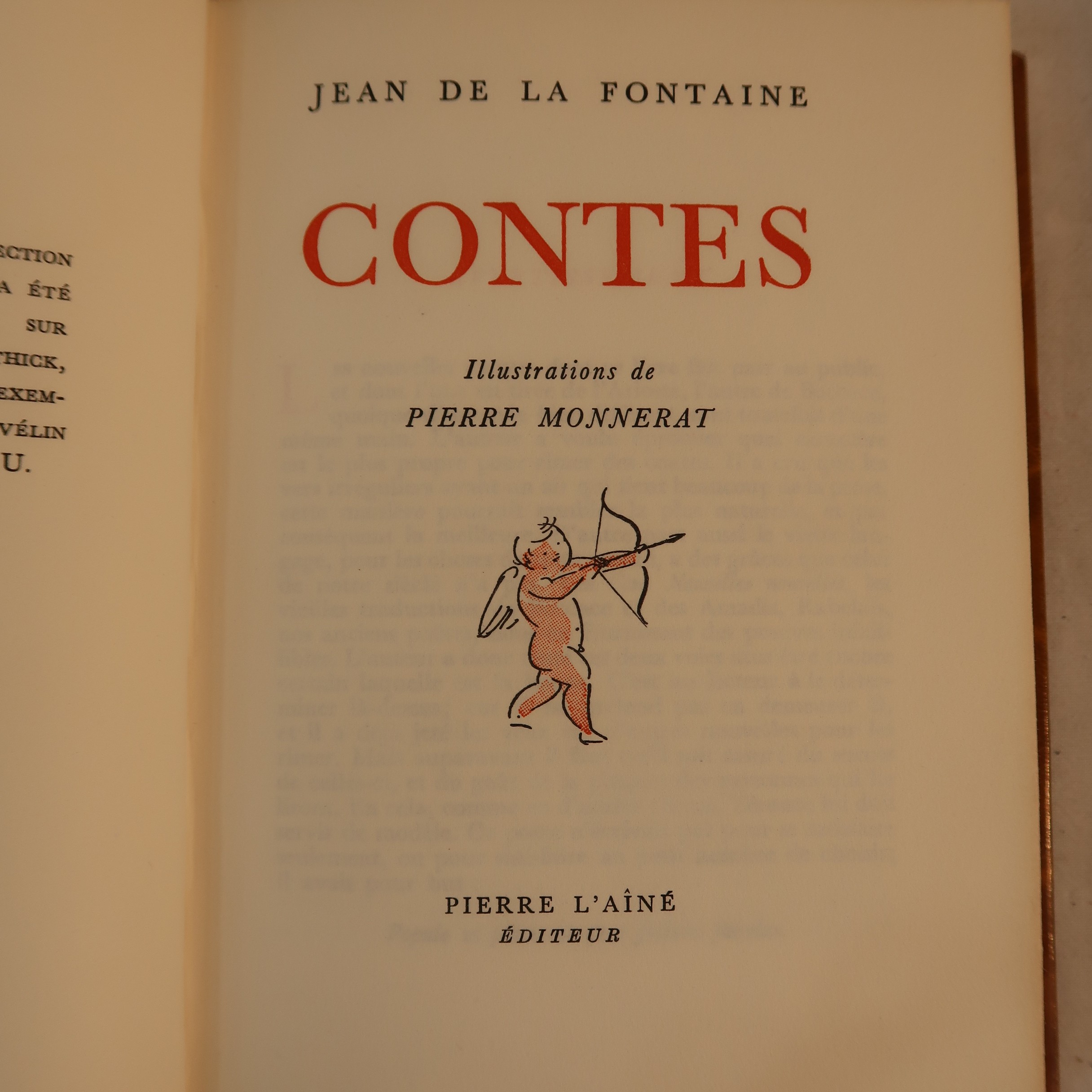 Contes Jean de La Fontaine - Editions Pierre l'Ainé 