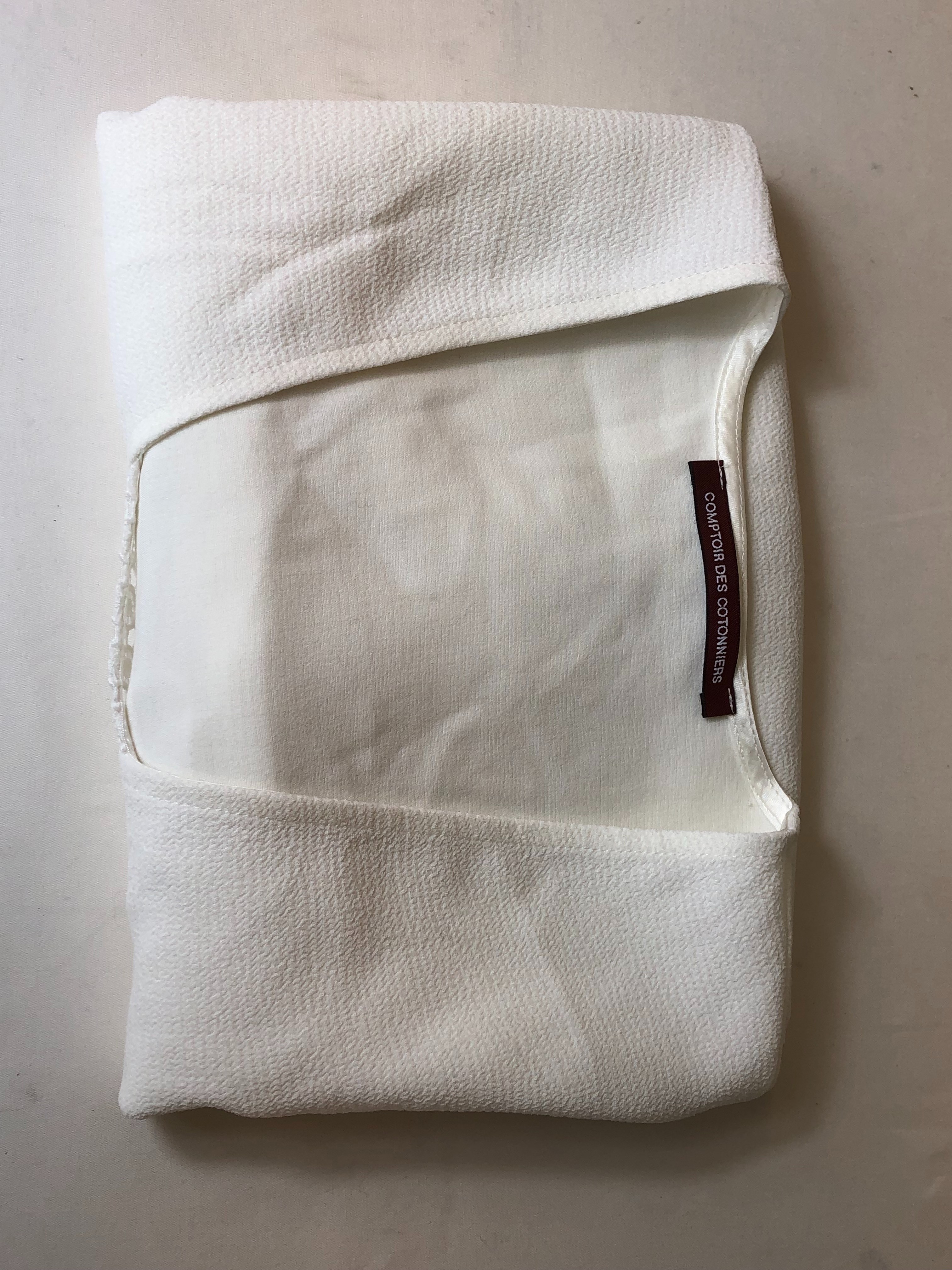 DEBARDEUR SANS MANCHE POUR FEMME TAILLE 38 BLANC 100% POLYESTER COMPTOIR DES COTONNIERS - Photo 2