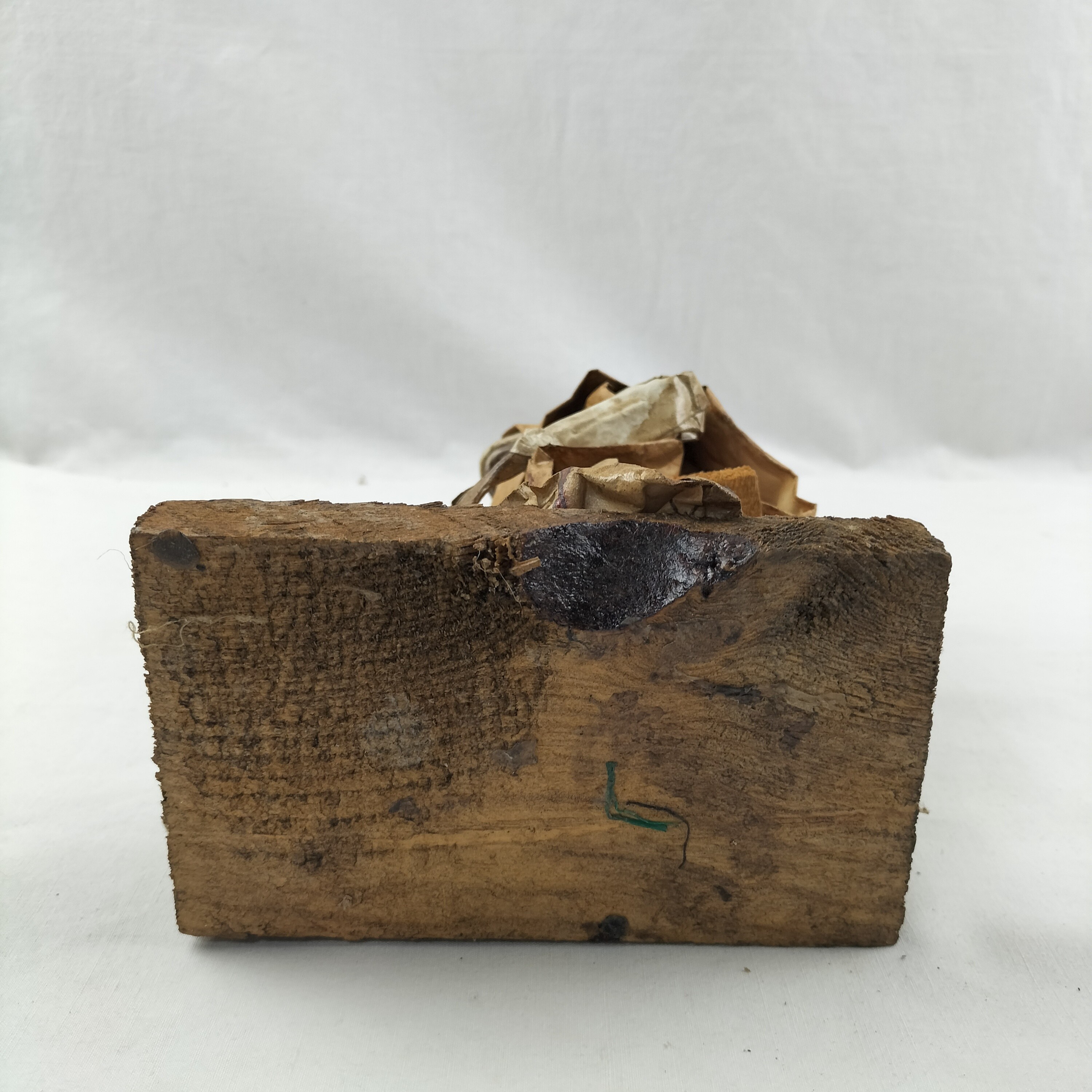 Figurine vintage art mexicain vieille femme en papier mâché - Photo 7