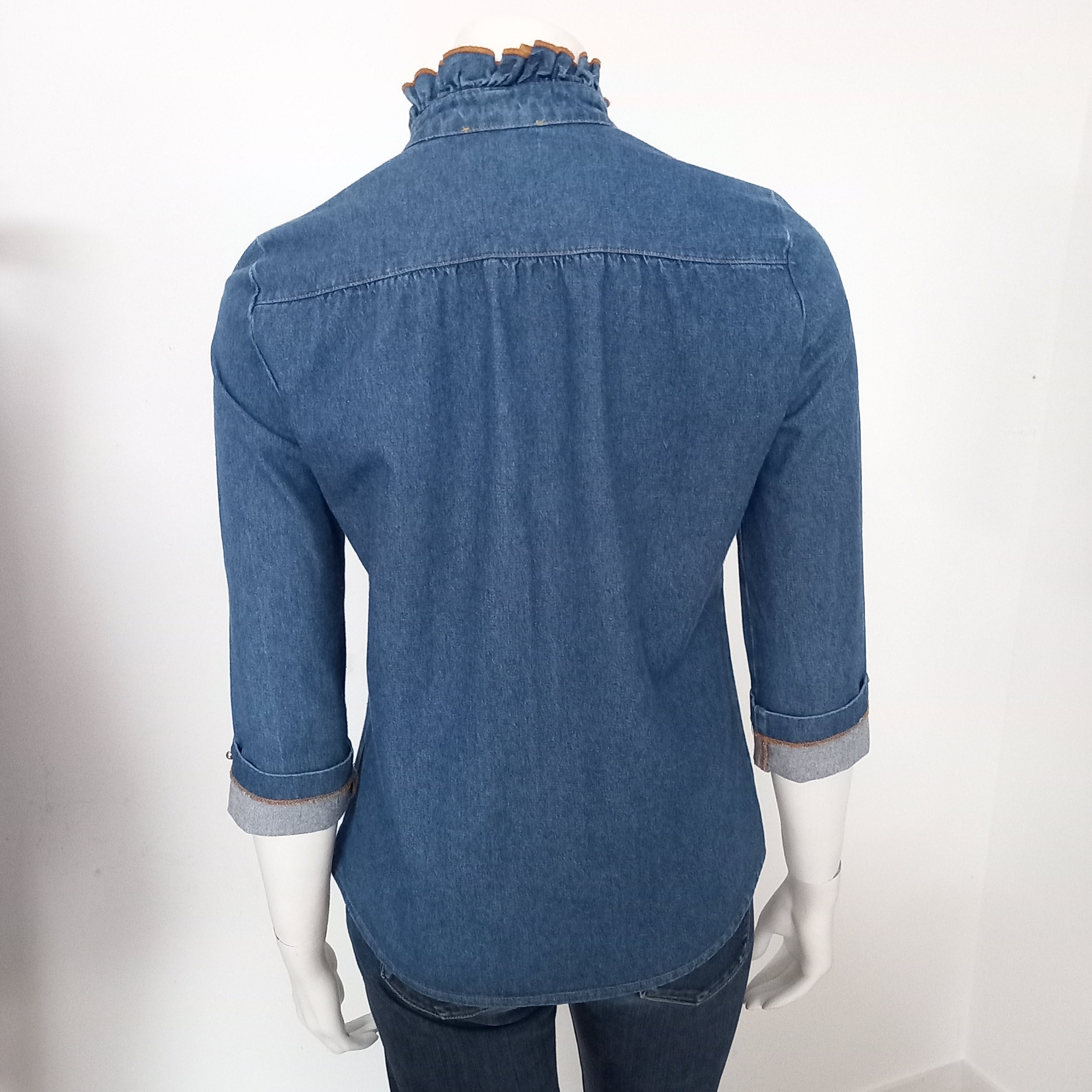 Haut (tunique ) bleu en Jeans Roseanna Taille 36 Bon état - Vue 2 - 