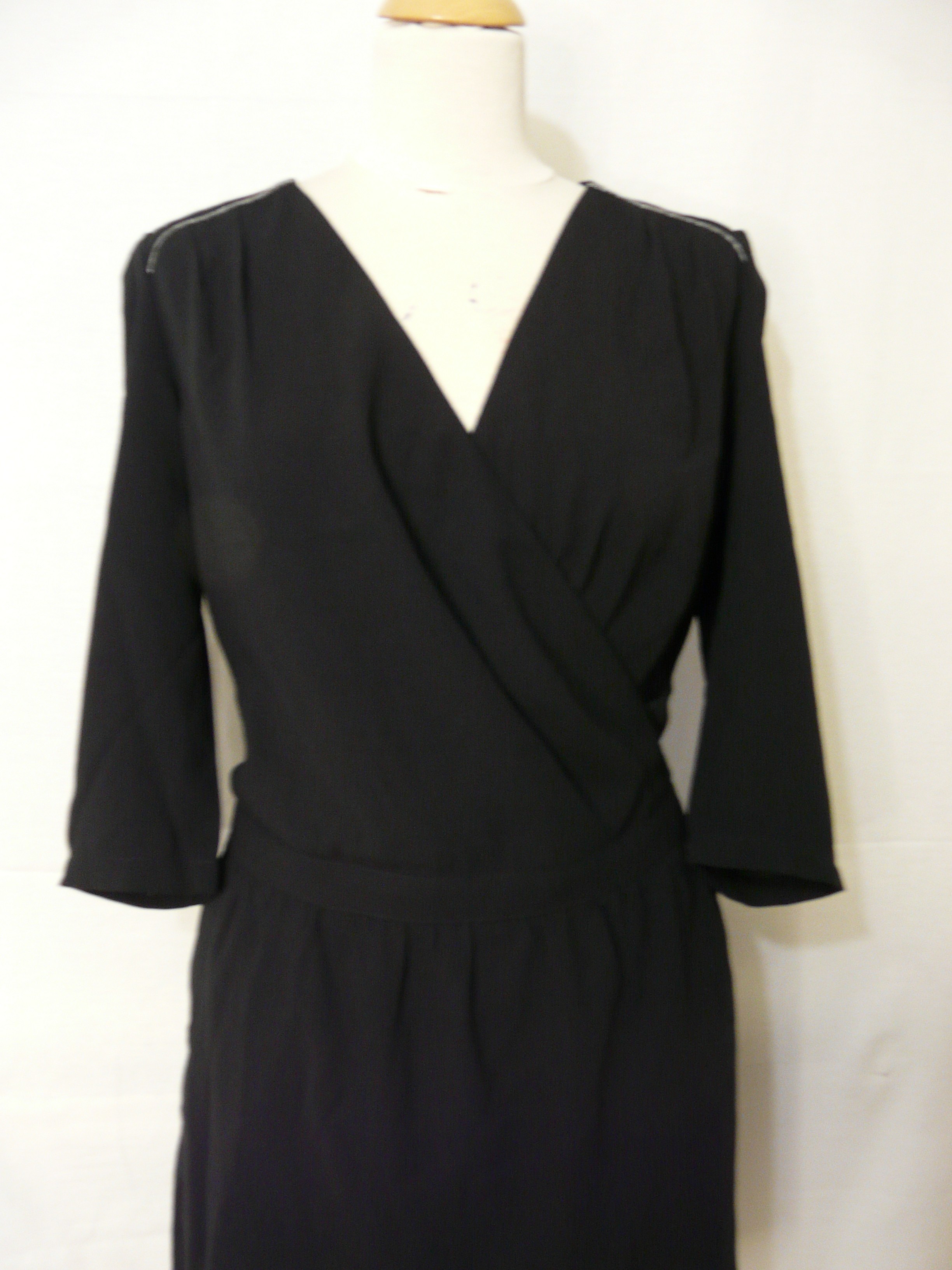 RF255 - Robe effet cache-cœur - Camaïeu - Taille 38 - Comme neuf - Photo 4