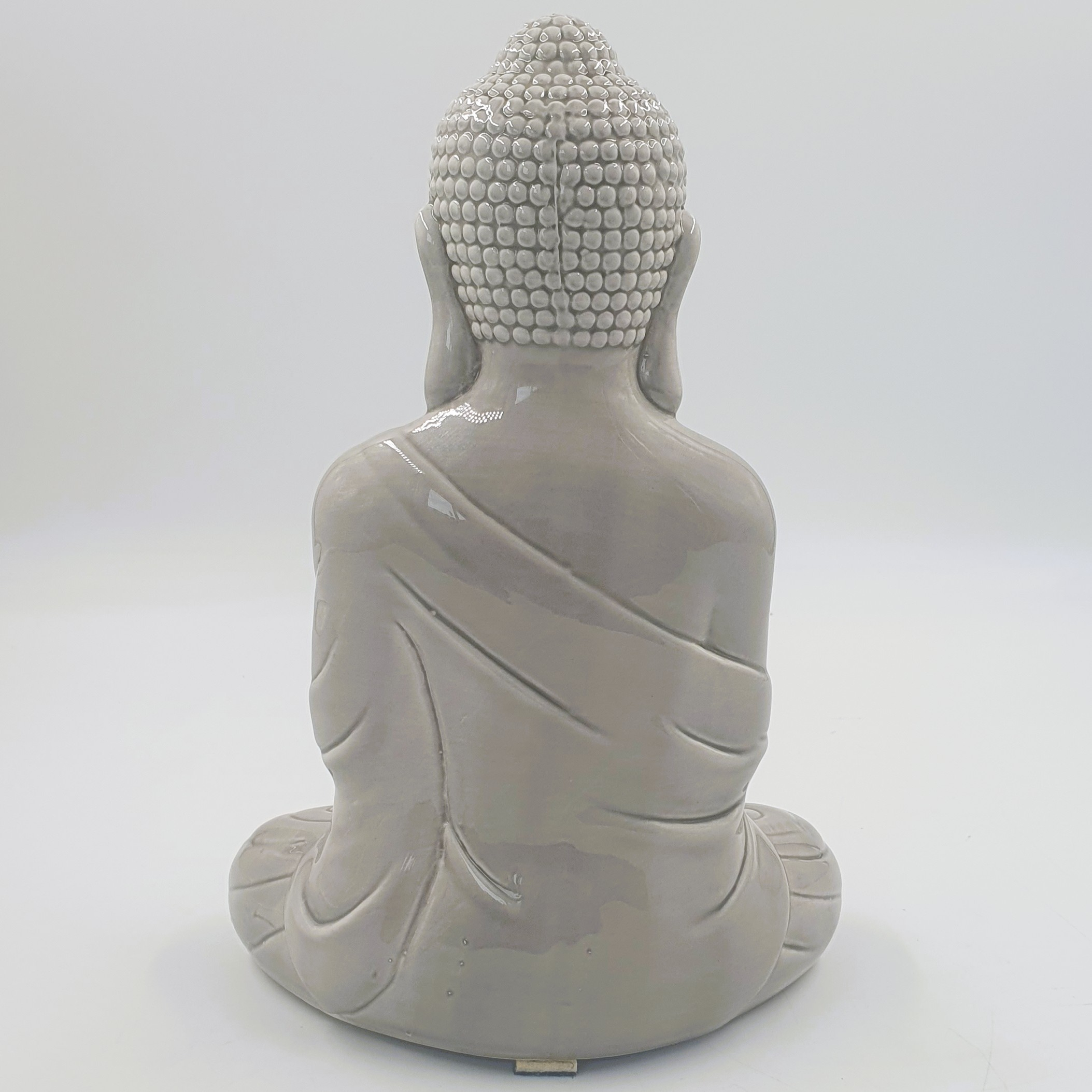 Petite statue Bouddha en céramique - Photo 2