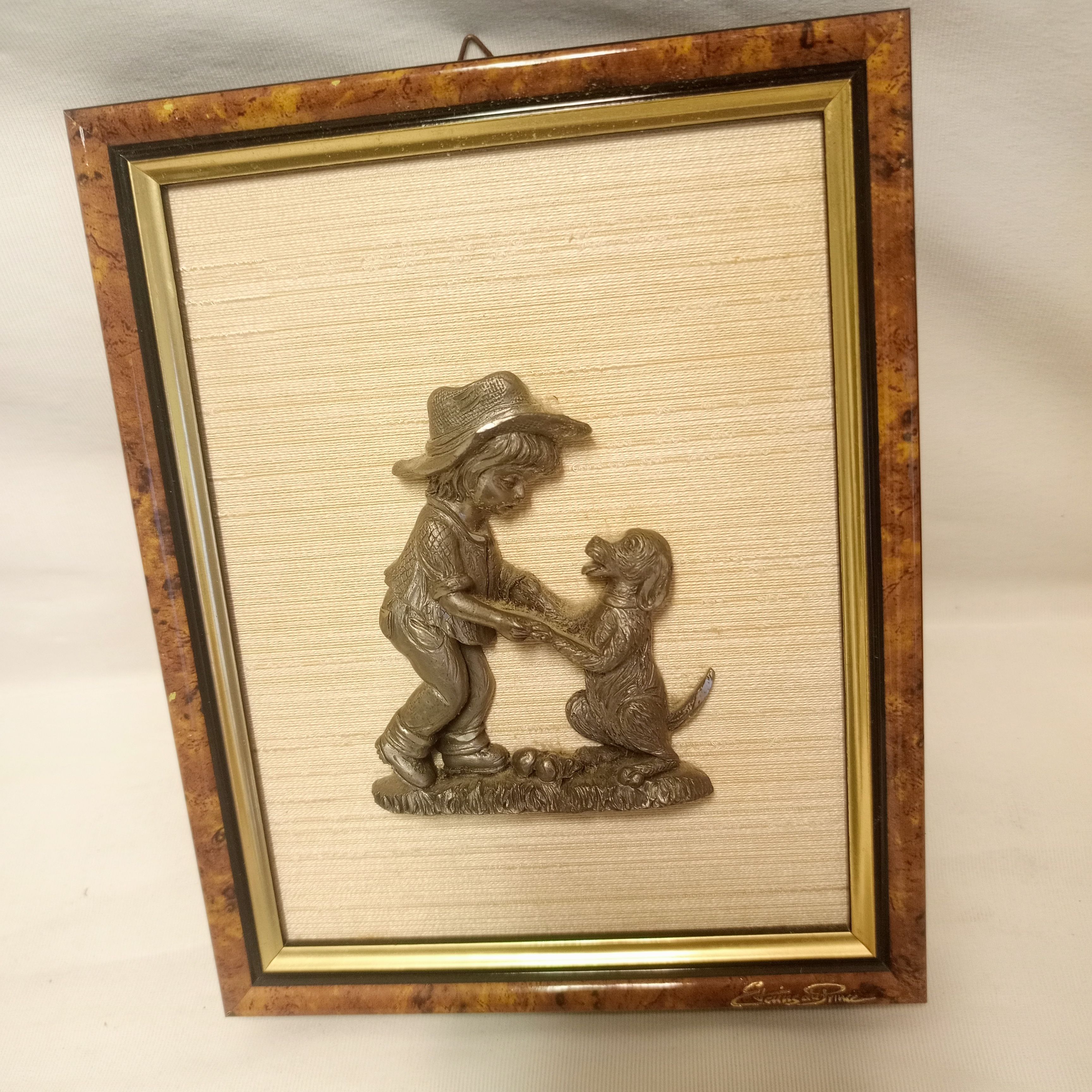 Lot de 3 Cadres figurines étain - Photo 4