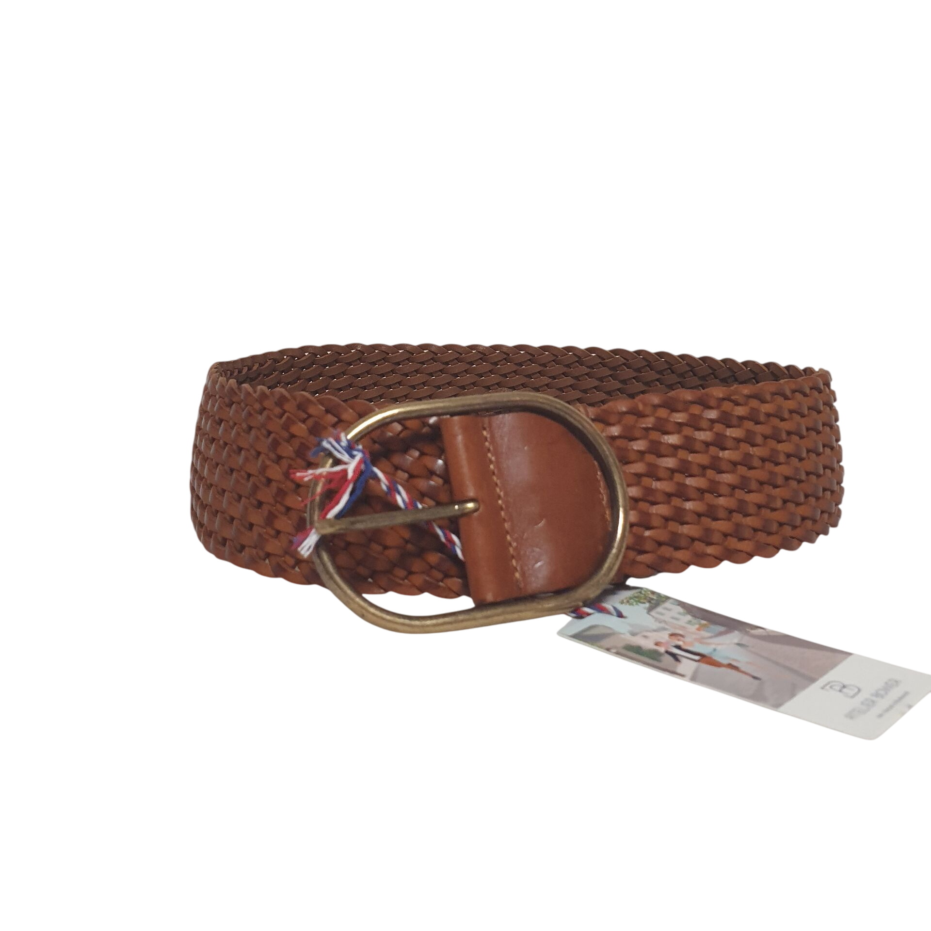 Ceinture Tressée Cuir - Atelier Bower  -  reconditionné disponible sur Label Emmaüs
