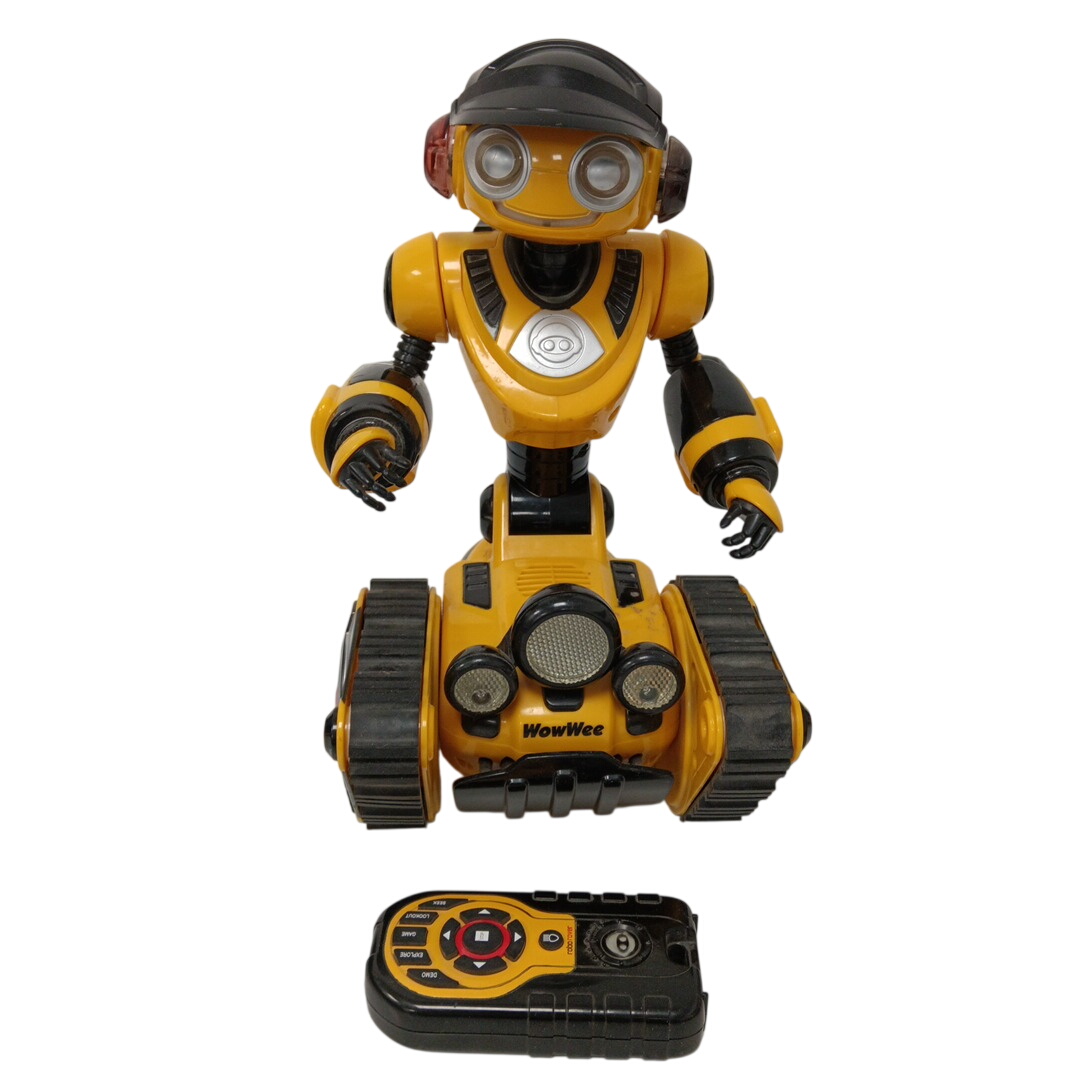 Acheter Robot Wowwee et sa télécommande 2008 Bon état - 10,00 € Robot Wowwee et sa télécommande 2008 Bon état - reconditionné disponible sur Label Emmaüs