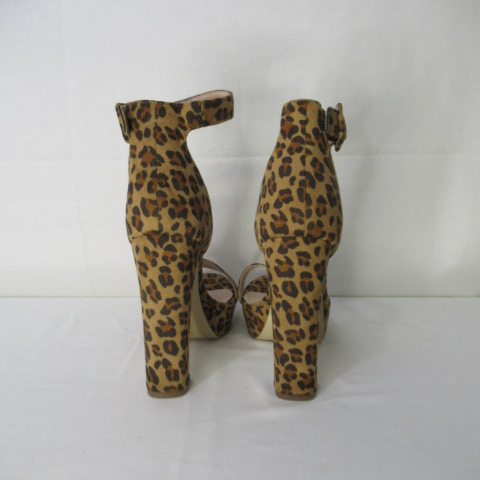 Voir photo 4 de C140 - Sandales léopard à talons - Ideal Shoes - Pointure 40 C140 - Sandales léopard à talons - Ideal Shoes - Pointure 40 - Vue 4 -