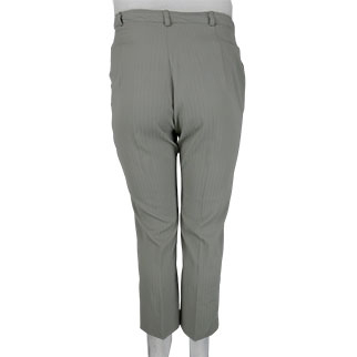 Voir photo 2 de Pantalon vert clair imprimé - Femme - Carlton - Taille 46 Pantalon vert clair imprimé - Femme - Carlton - Taille 46 Très bon état - Vue 2 -