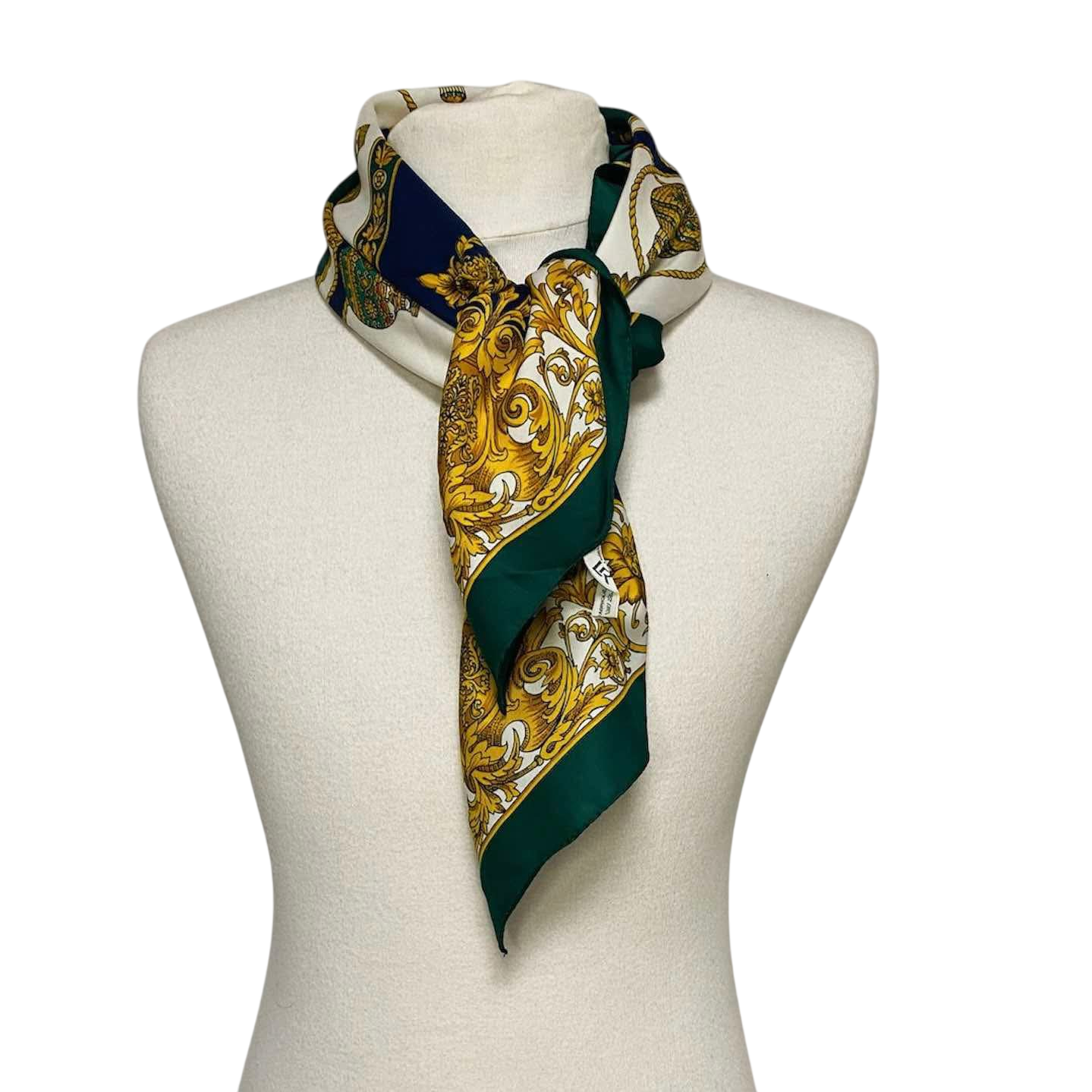 Foulard En Soie PIERRE BALMAIN - Multicouleur, Occasion Avec Micro-trous