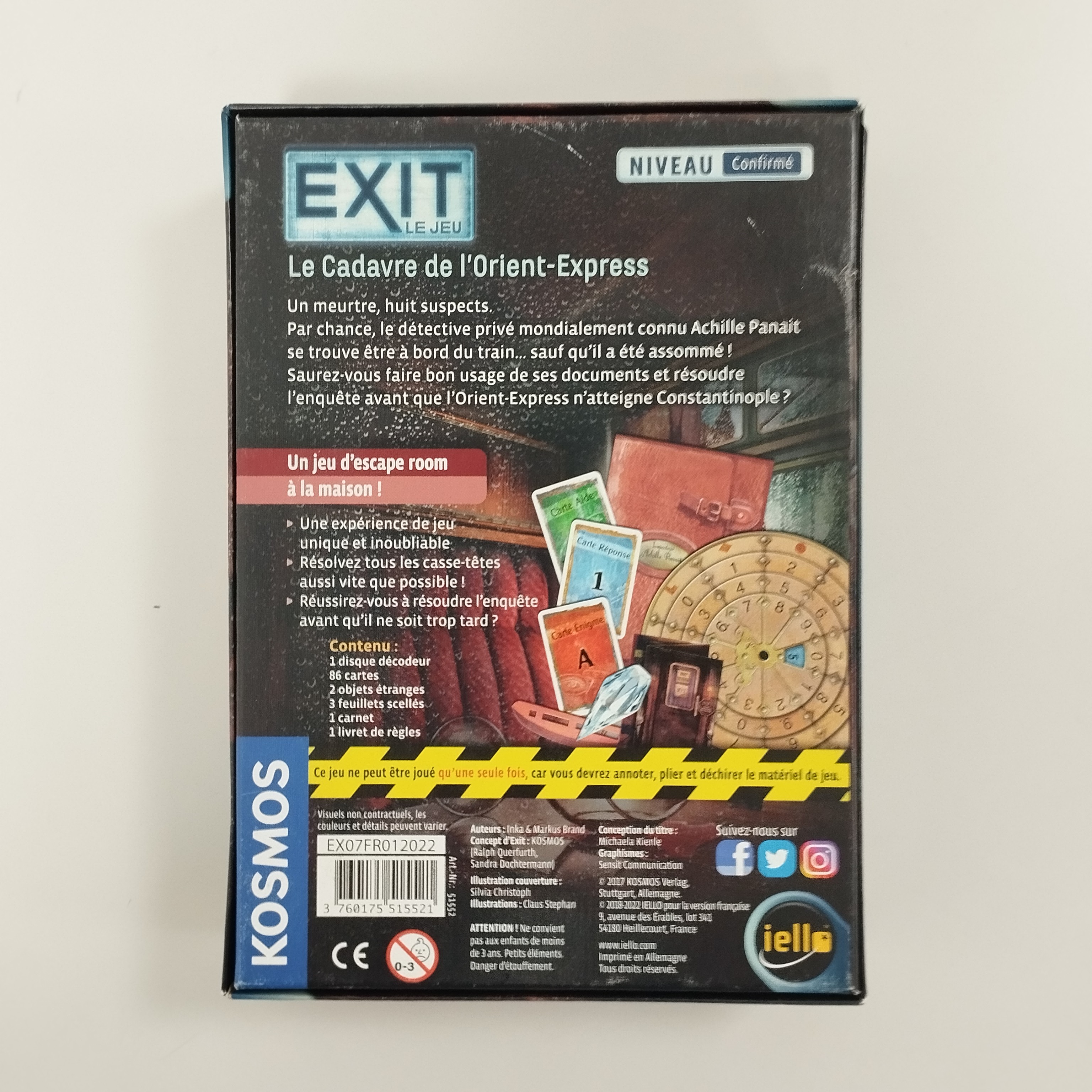 Lot de 2 escape games Exit (de niveau confirmé) Comme neuf - Vue 3 - 