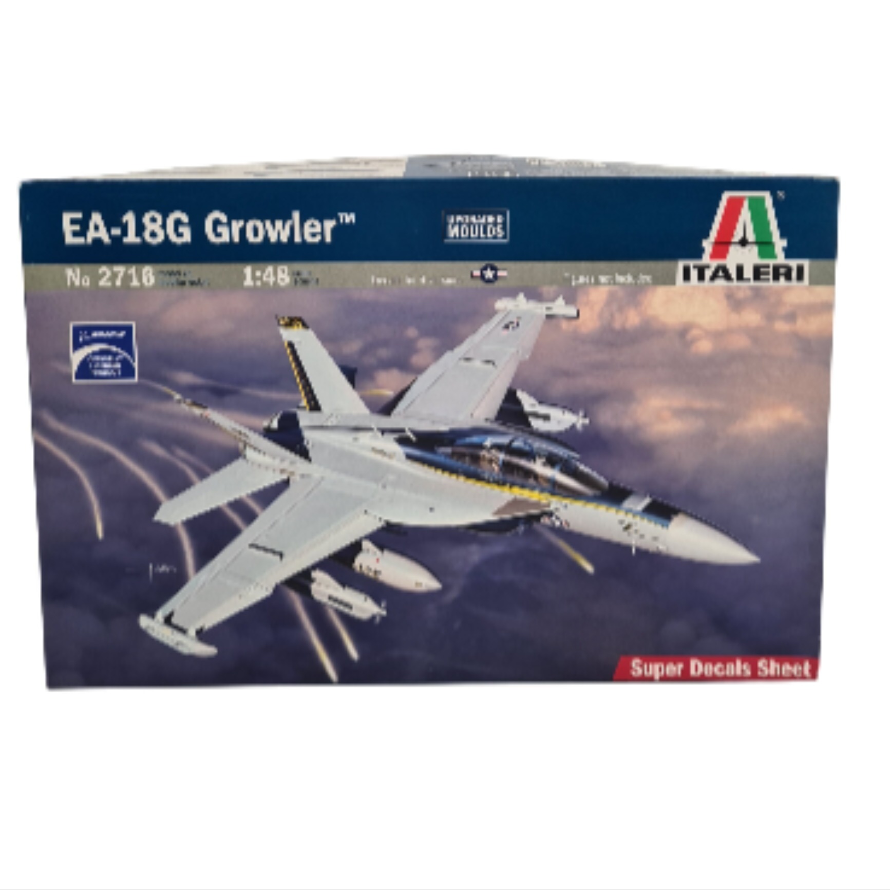 Maquette plastique à monter - 2716 - 1:48, E/A-18G Growler - Italeri Comme neuf -  reconditionné disponible sur Label Emmaüs