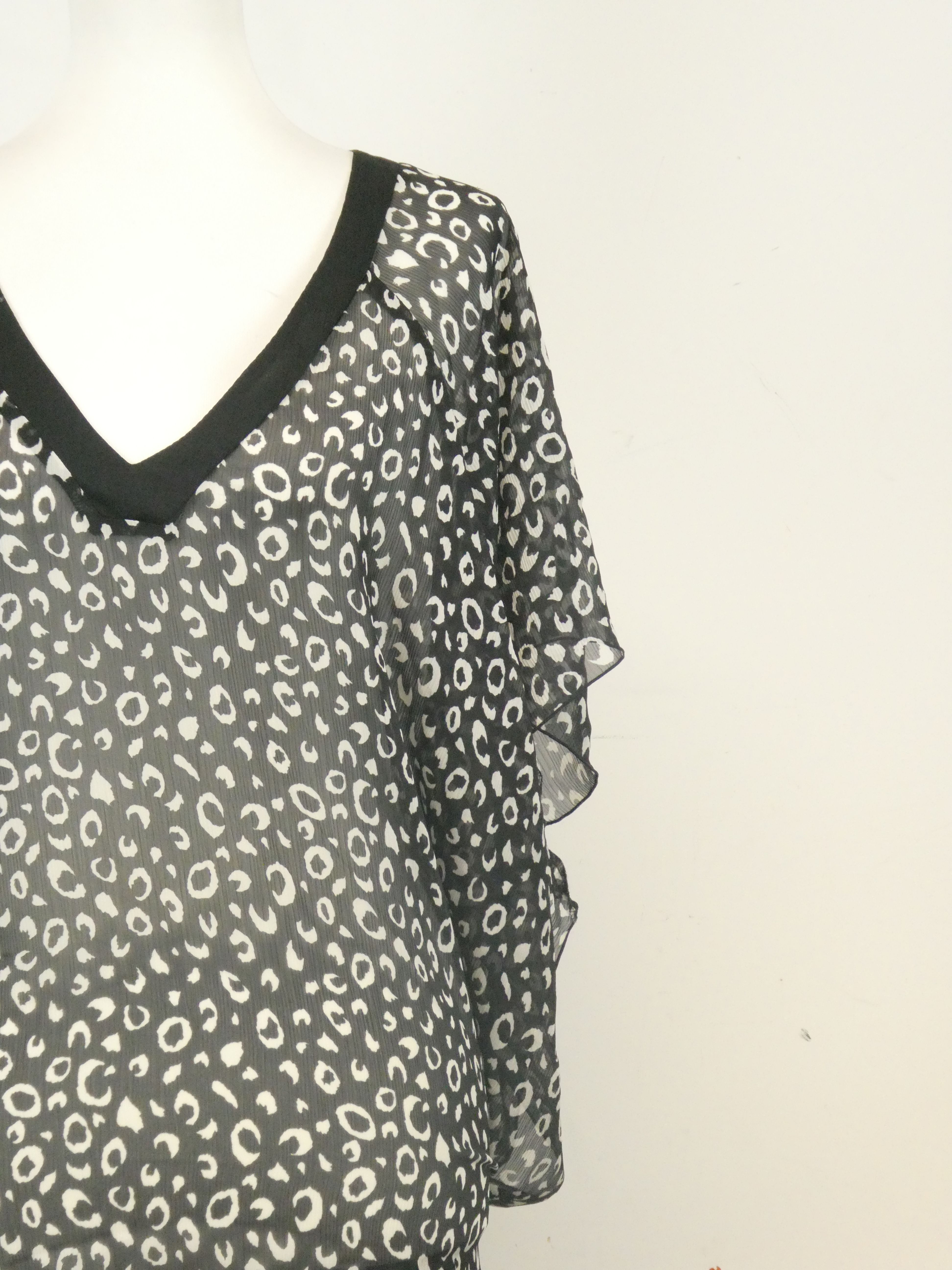 Darjeeling blouse semi transparent encolre ouvert - Taille 3/L/40 - Photo 3