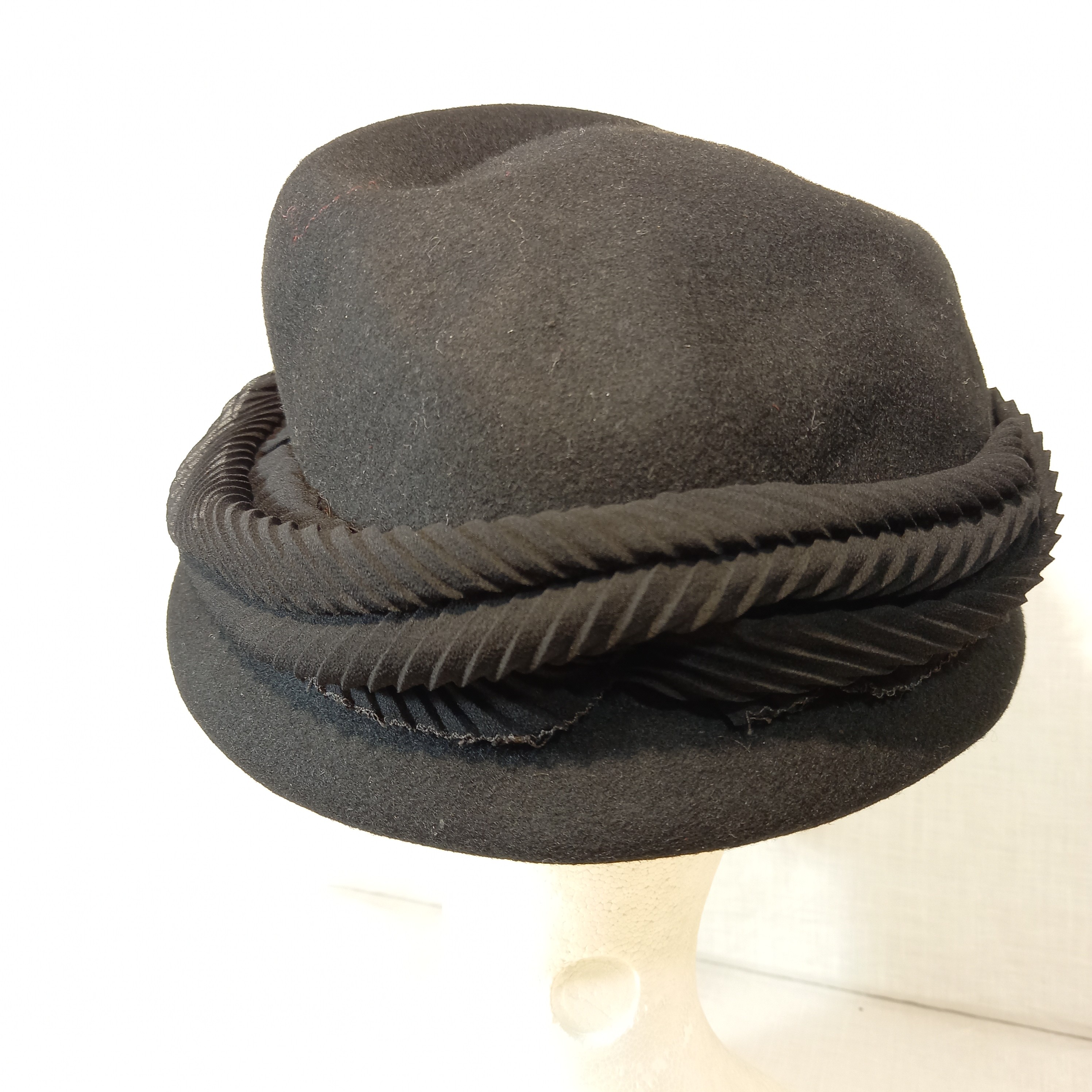 Chapeau rétro noir   - Vue 2 - 
