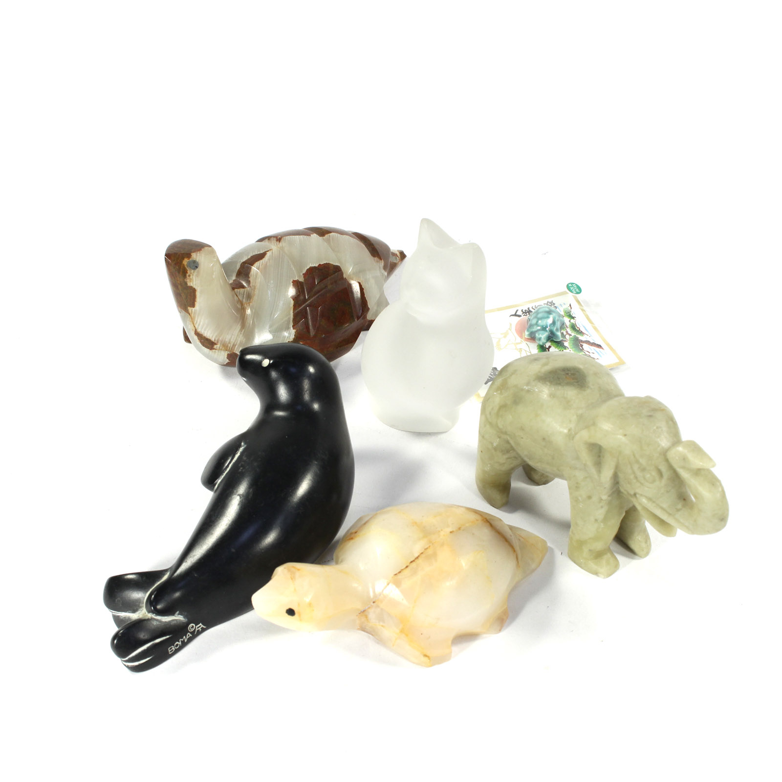 Lot de statuettes d'animaux  Bon état -  reconditionné disponible sur Label Emmaüs