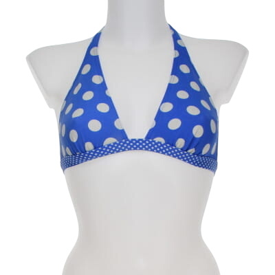Haut de maillot de bain imprim  pois - Taille 36 - Label Emmaus - Modalova