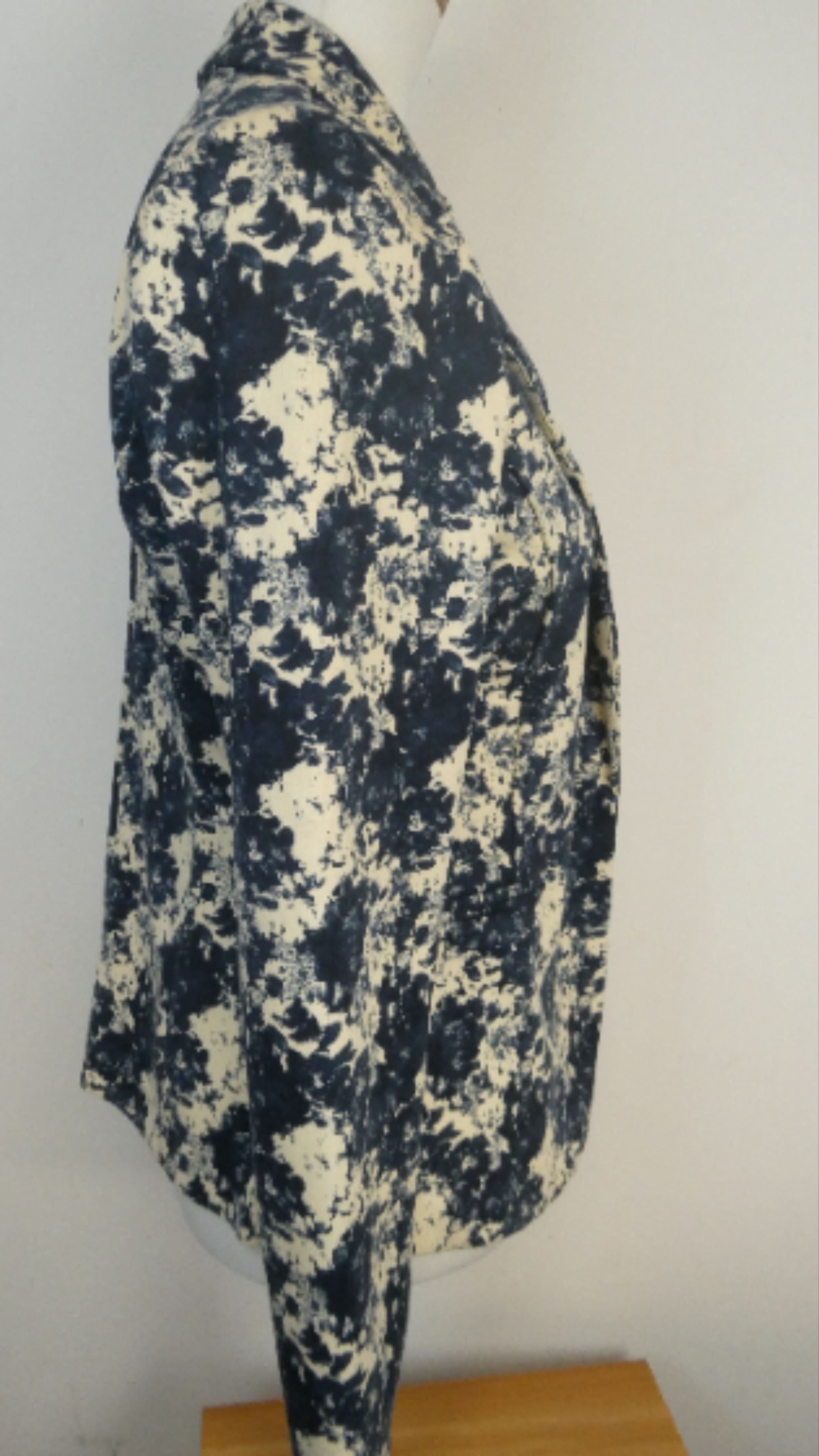 Ensemble Ichi Femme – Veste Taille M et Pantalon Taille T5, Motif Floral Bleu Marine - Photo 7