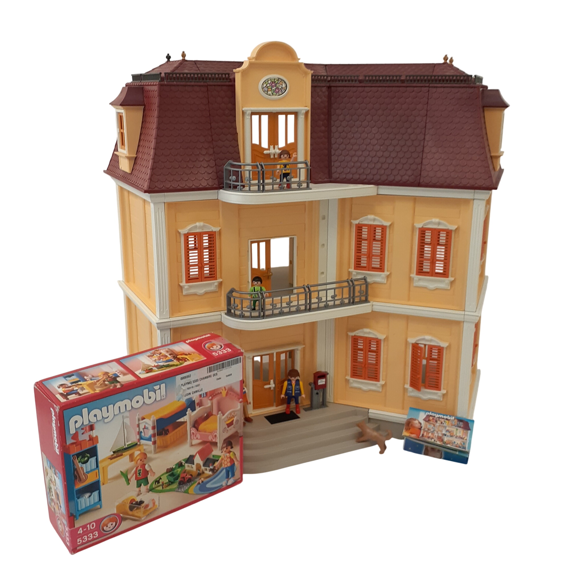 Playmobil 5302 et 5333 - Maison de ville et Chambre des enfants avec lits décorés Bon état -  reconditionné disponible sur Label Emmaüs