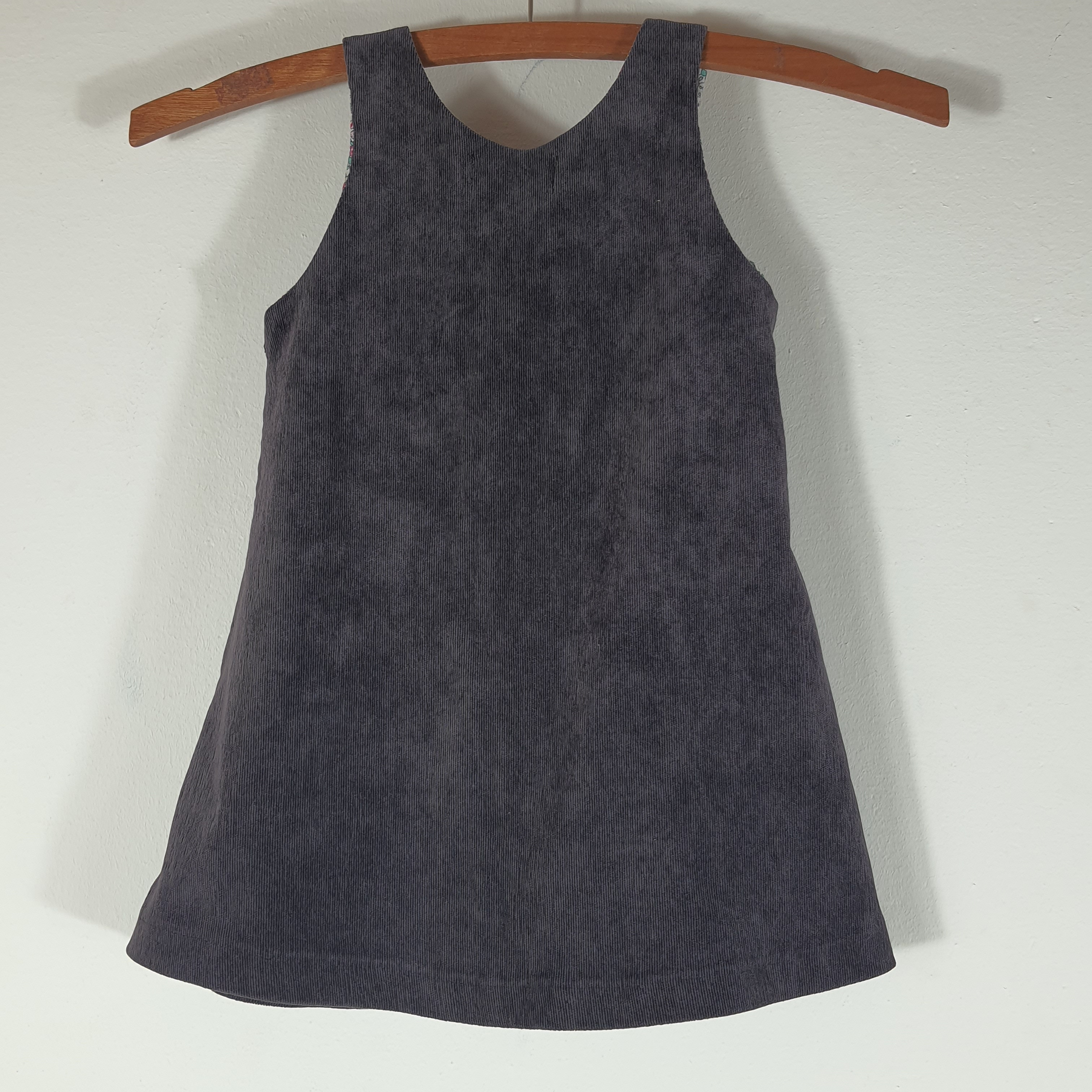 Robe en velours aubergine - 2A - Thelma Couture - Photo 1