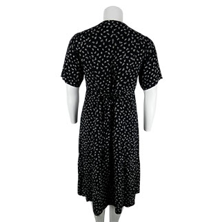 Robe noire avec motifs - Femme - Taille 48 - Photo 1