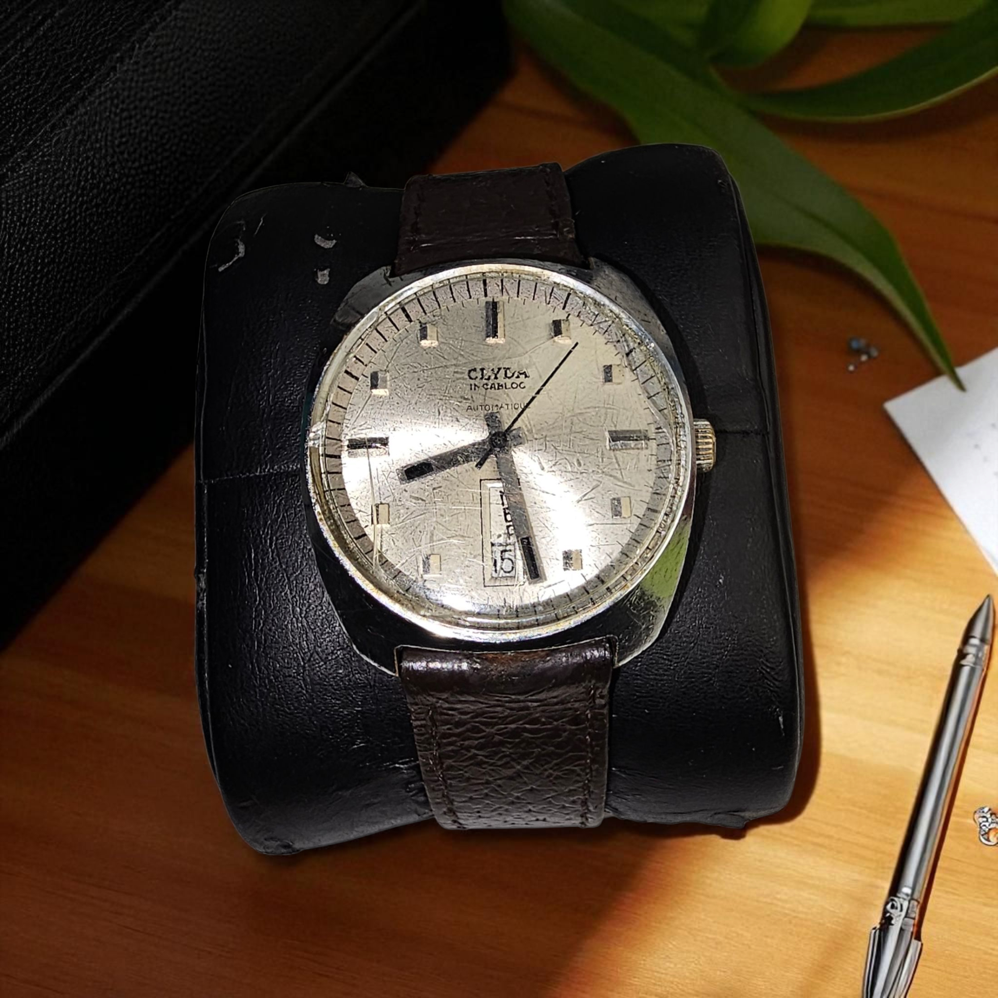 Montre vintage Automatique Dates & Jours marque Clyda [ Multicollection Collectionneur ] - Photo 2