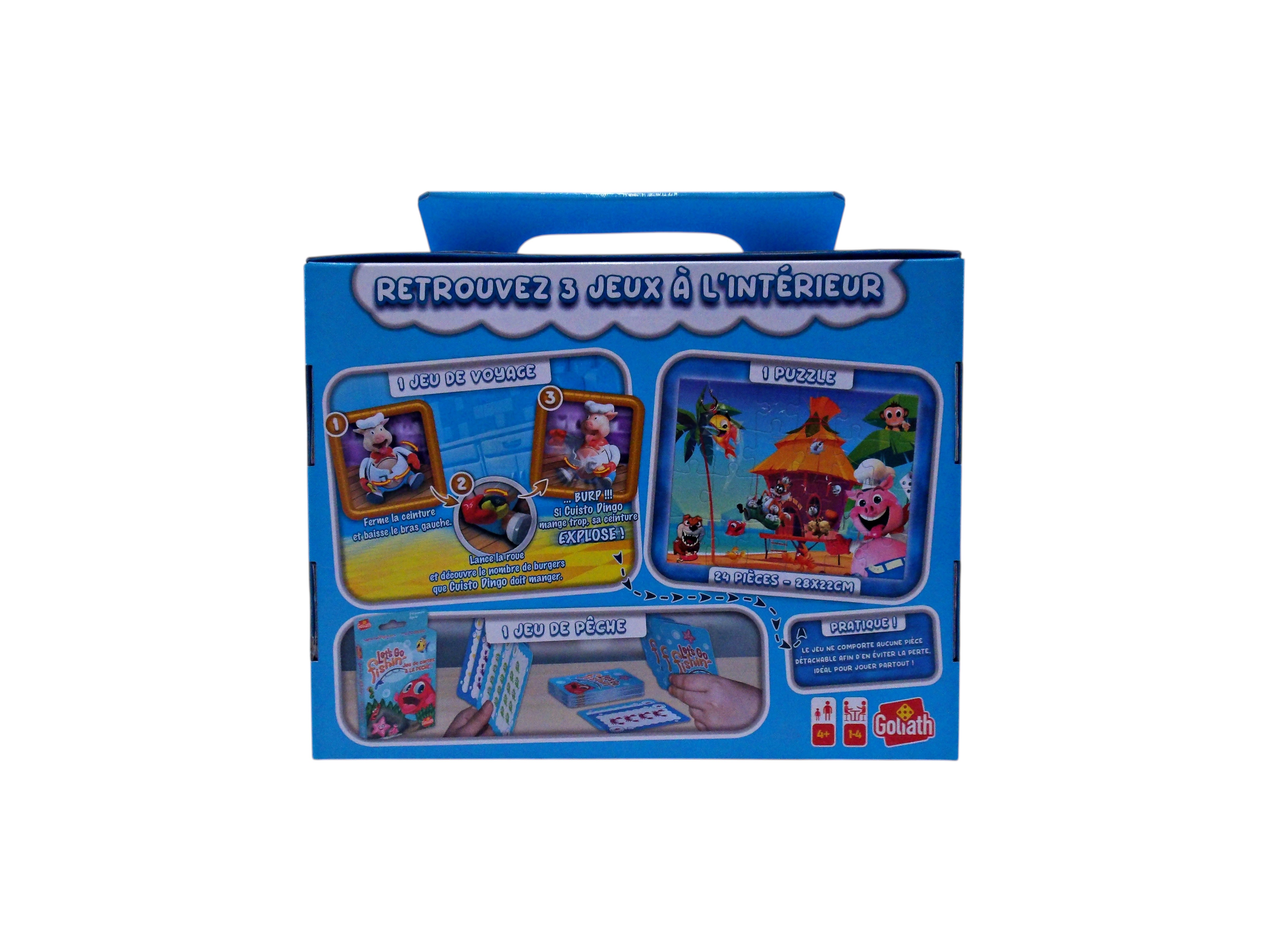 Voir photo 2 de Ma valise de jeux Cuisto Dingo - Edition voyage- Édition 2022 Ma valise de jeux Cuisto Dingo - Edition voyage- Édition 2022 Comme neuf - Vue 2 -