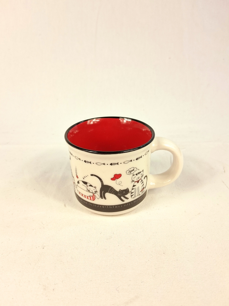 Lot de 8 Tasses à motifs chats Comme neuf - Vue 4 - 