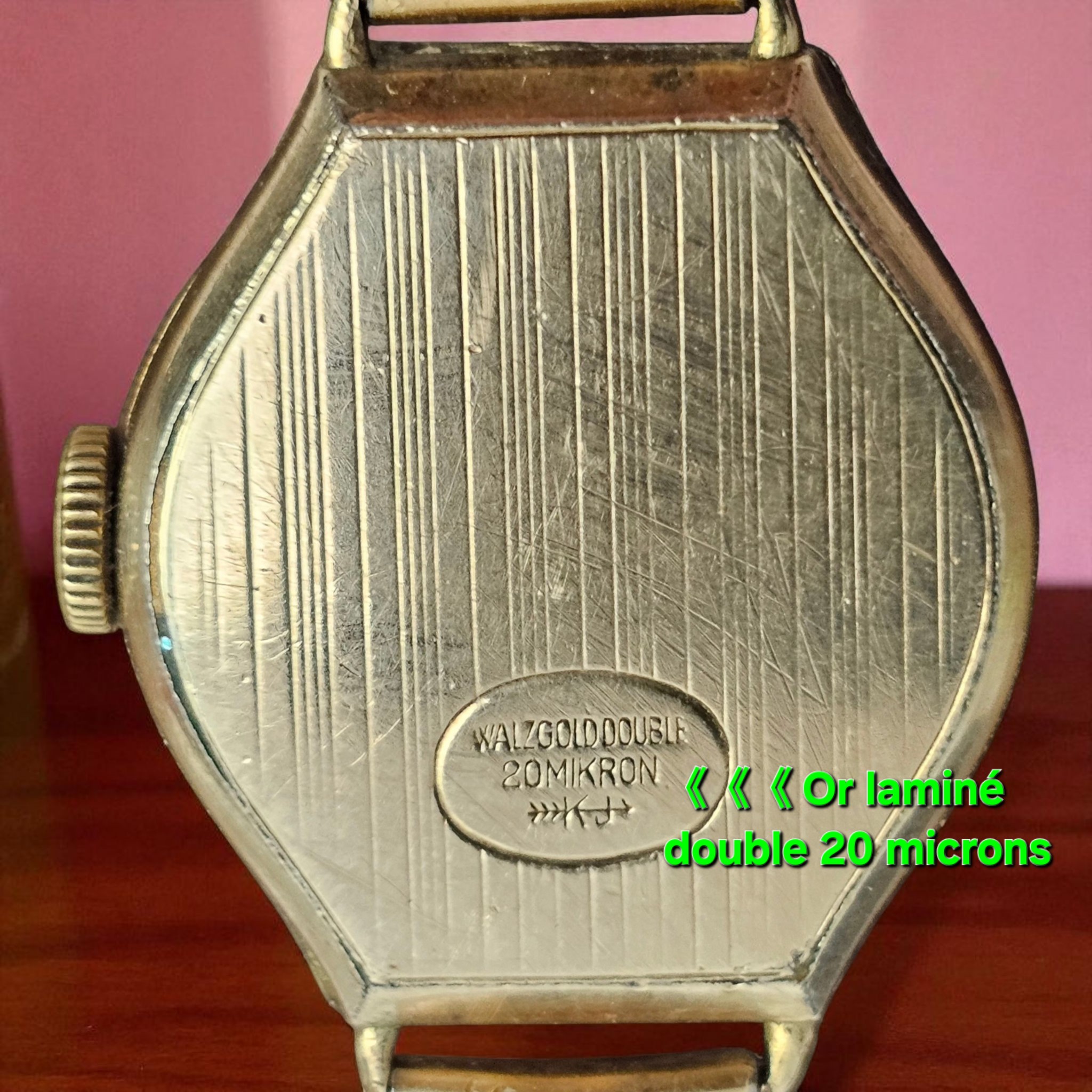 Montre vintage plaqué or 20 microns ( Lady ) - Photo 6