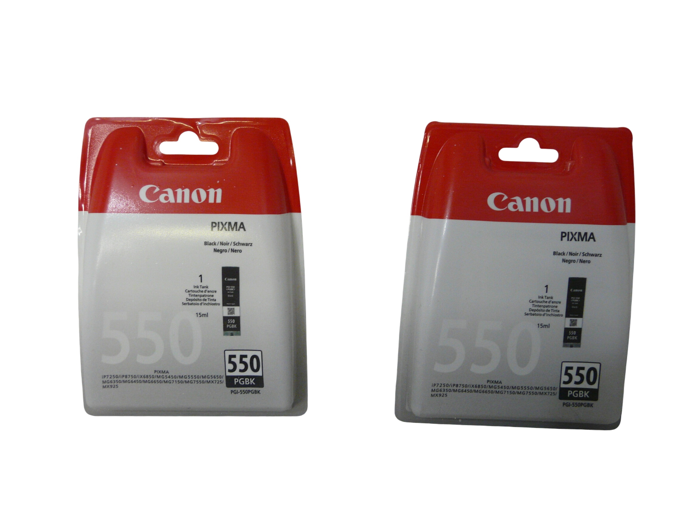 LOT2 - Lot de cartouches d'encre pour imprimante 550 PGBK - Canon - Photo 0