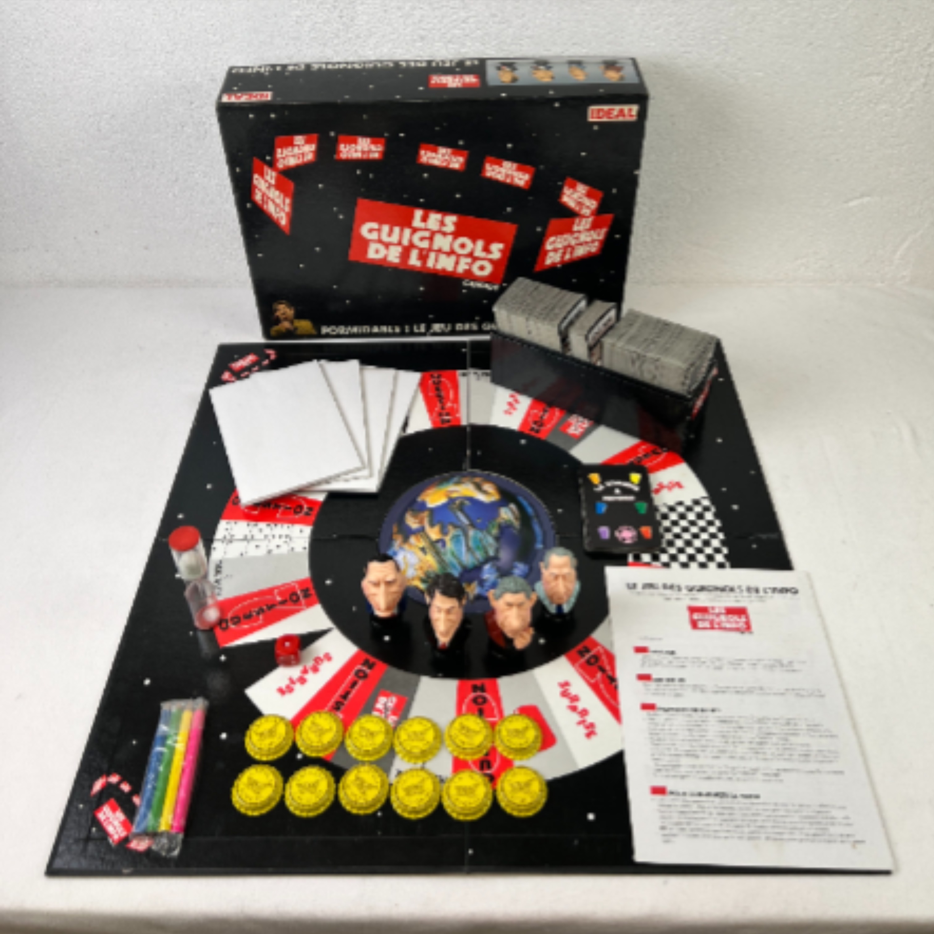 Voir photo 2 de Les guignols de l'info Le jeu Canal+ Idéal 1994 Les guignols de l'info Le jeu Canal+ Idéal 1994 - Vue 2 -