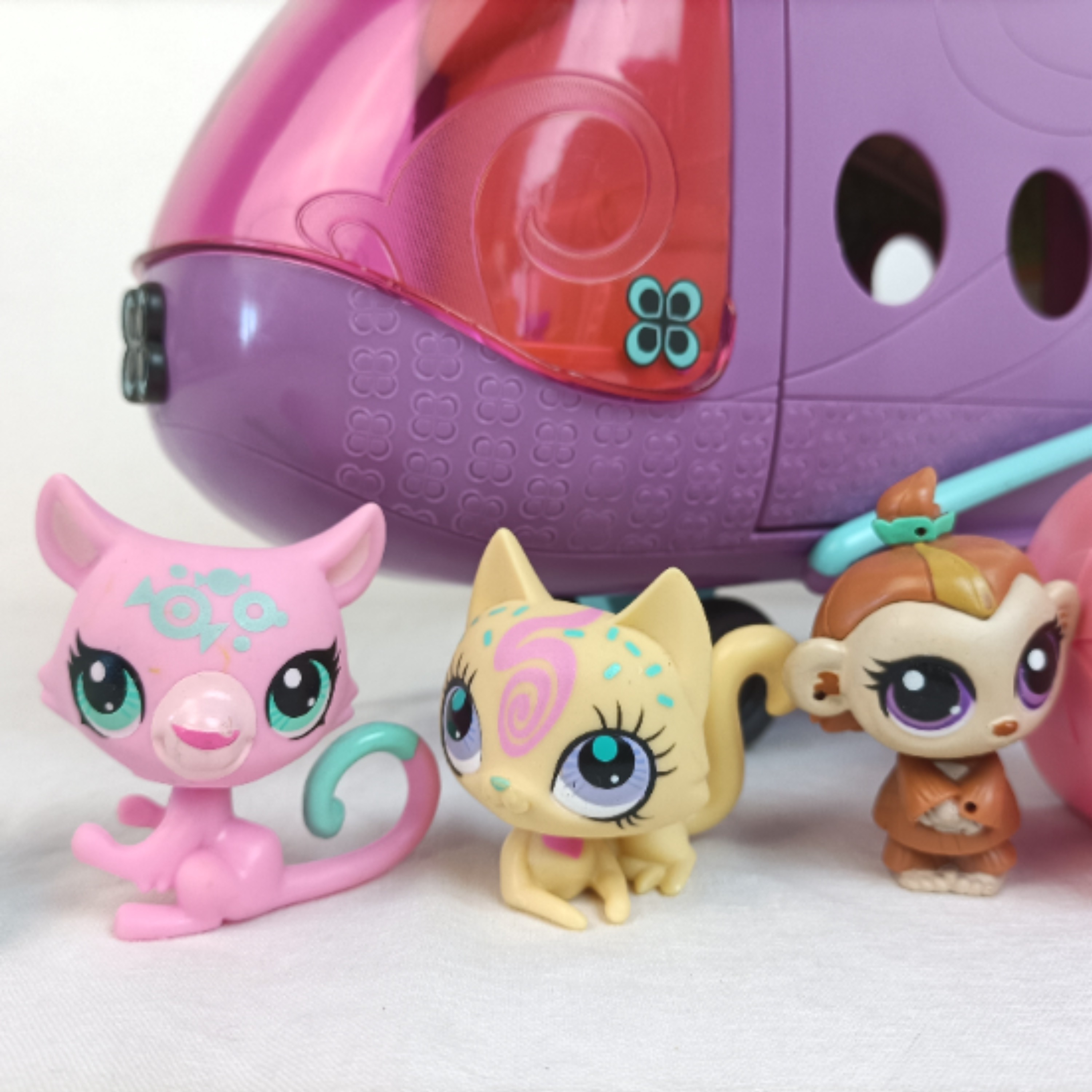 Avion Littlest Pet Shop + figurines - Bon état - Photo 2