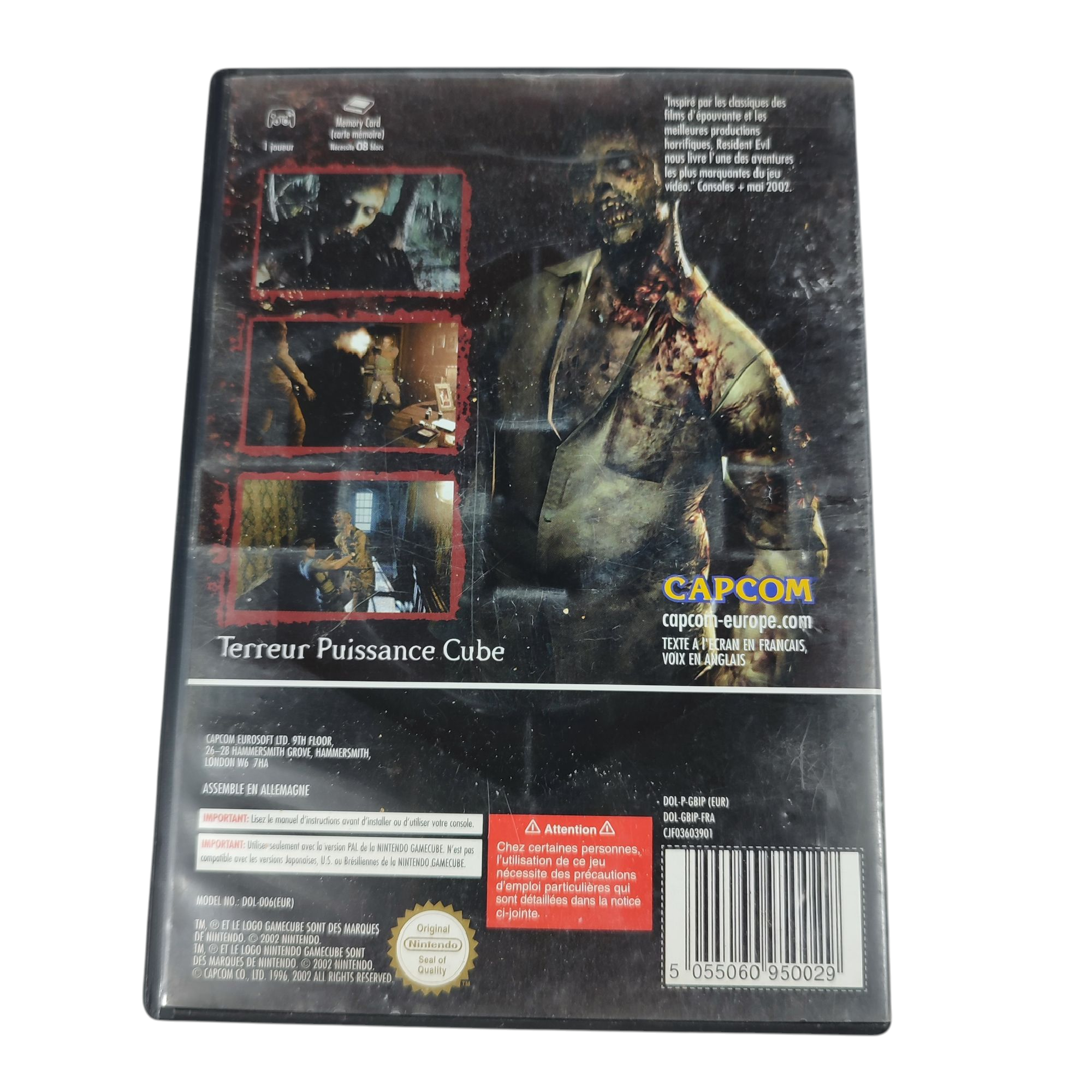 Jeu vidéo Nintendo Gamecube - Resident Evil - Bon état - Photo 2
