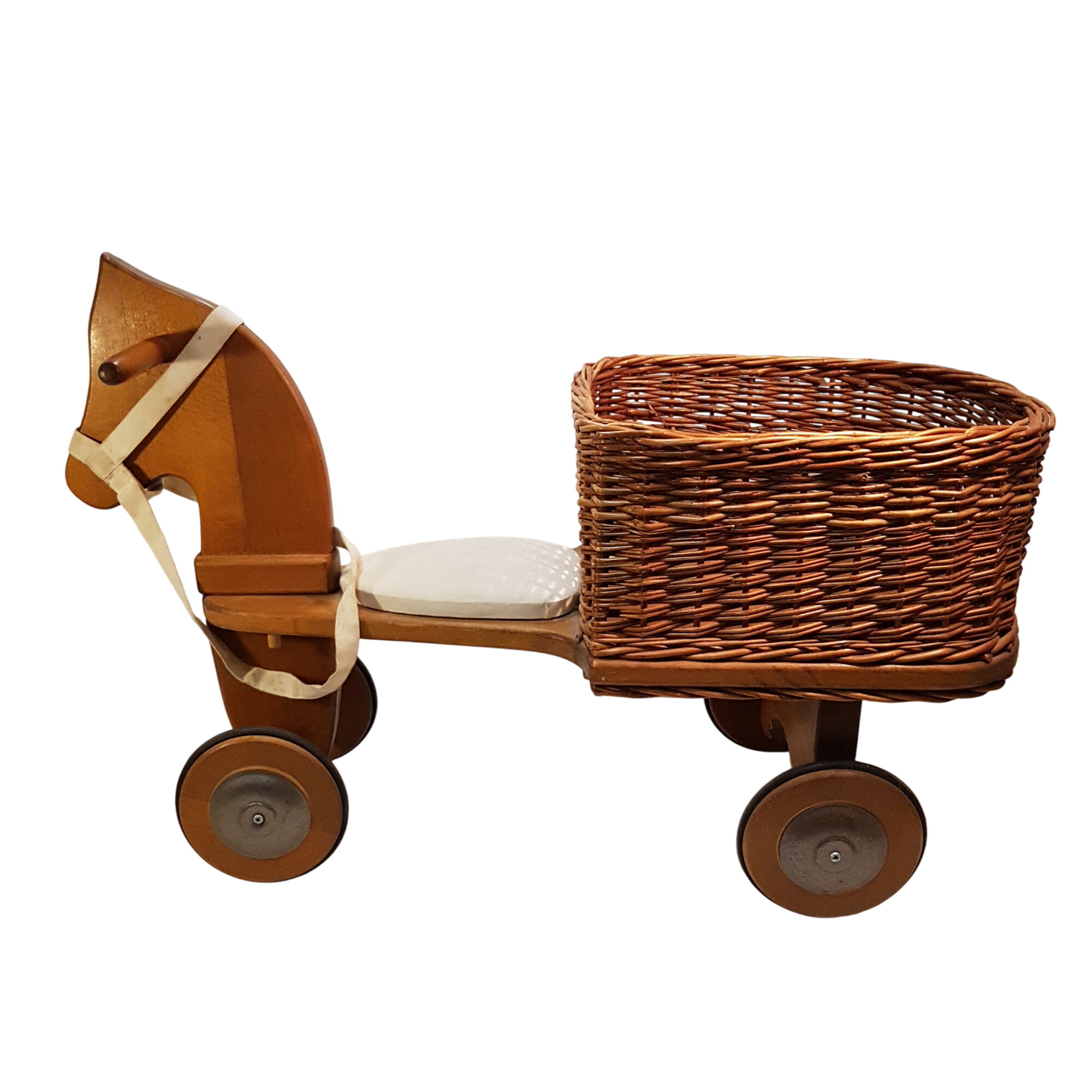 Porteur cheval moulin Roty Très bon état -  reconditionné disponible sur Label Emmaüs