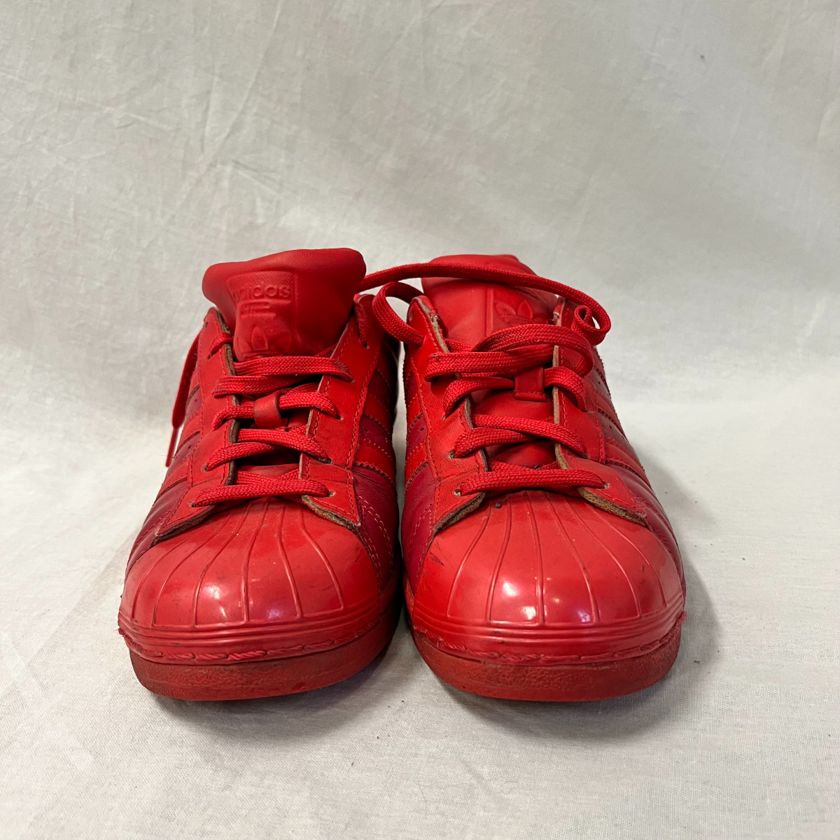 Basket rouge femme, Adidas Superstar, taille38 Bon état - Vue 3 - 