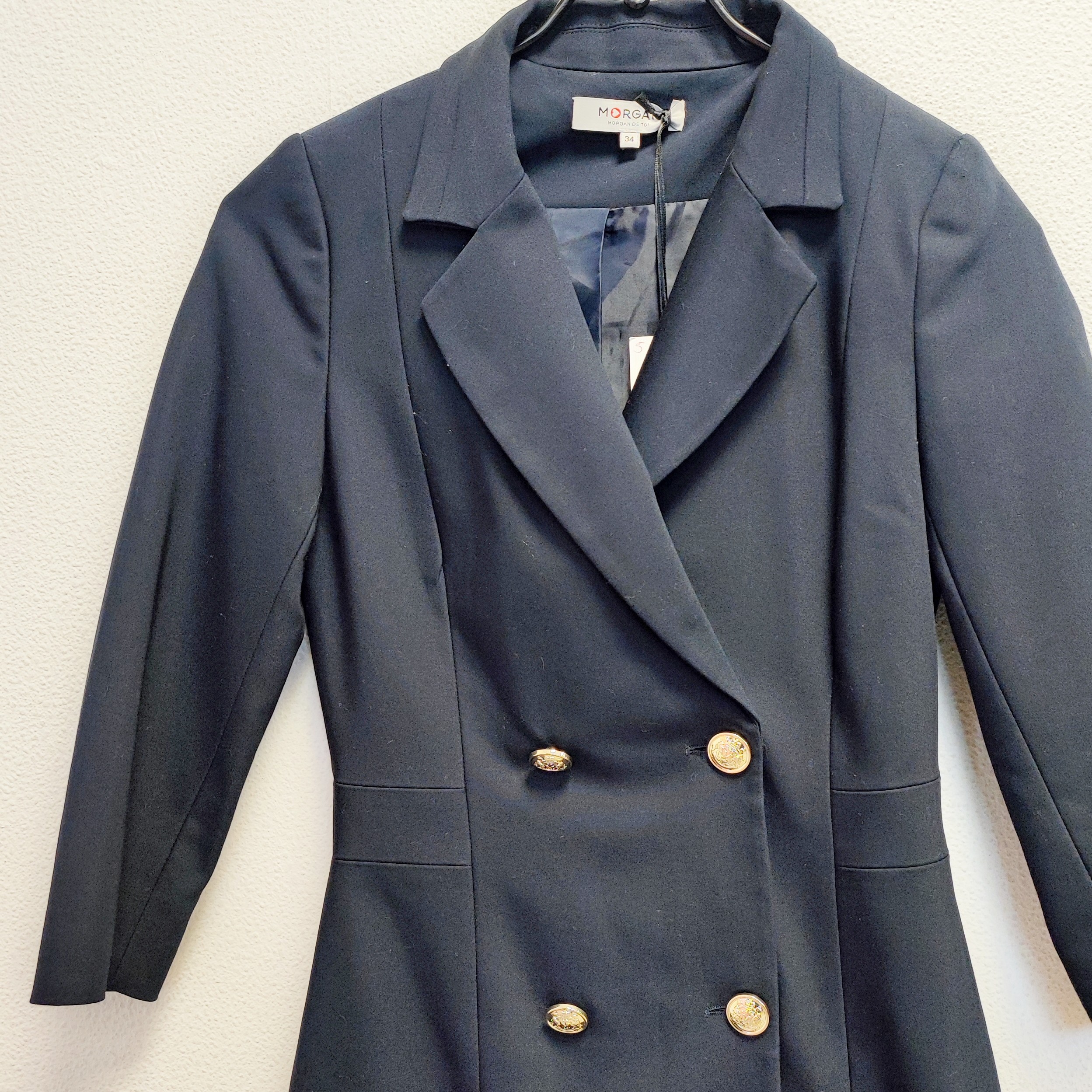 Voir photo 2 de MORGAN - Robe blazer marine - 34 - Femme MORGAN - Robe blazer marine - 34 - Femme Comme neuf - Vue 2 -