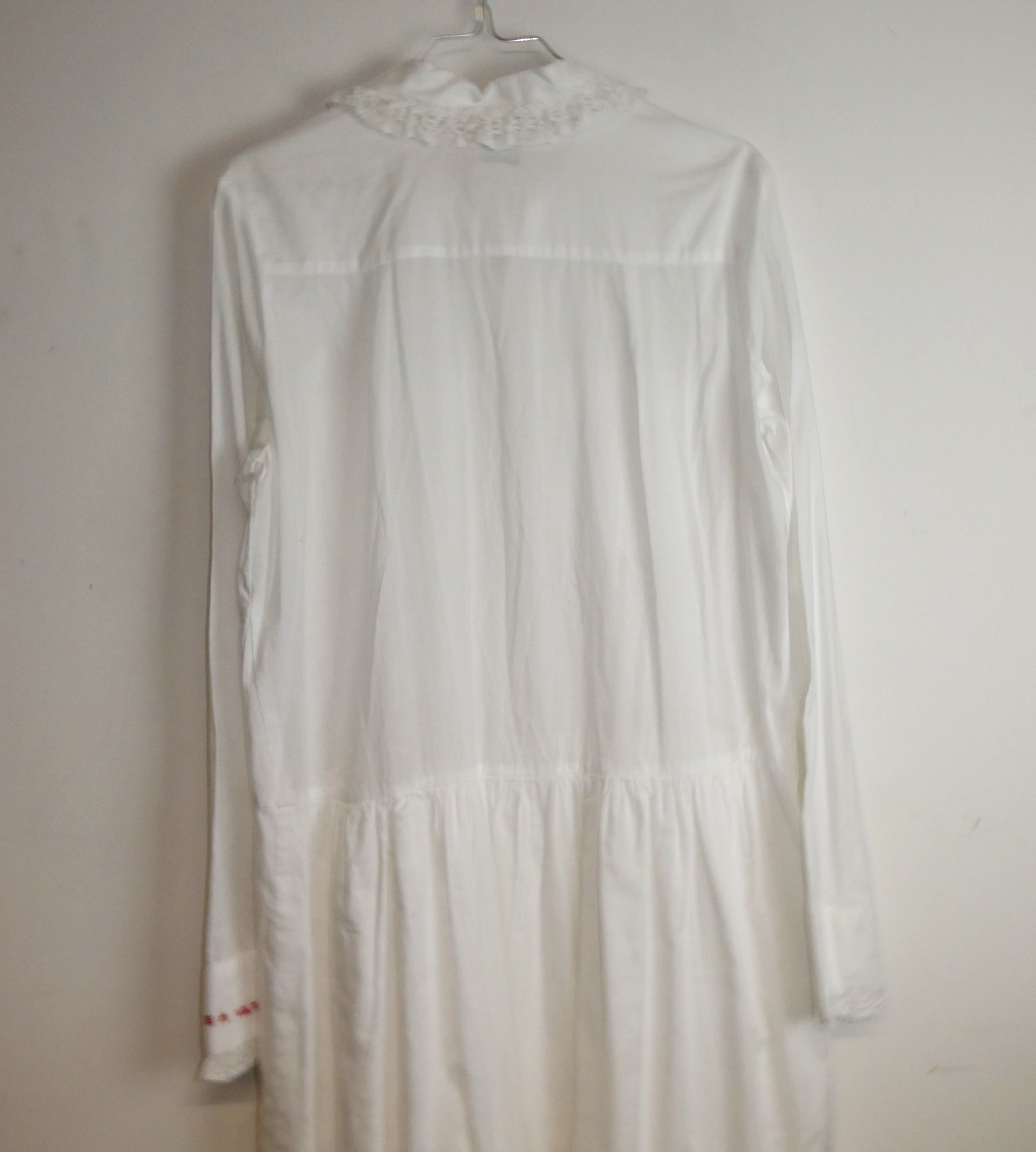 Zadig et Voltaire Robe Chemise blanche avec galon - Taille M - Photo 5