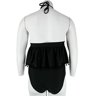 Maillot de bain 2 pièces noir - Femme - Taille 1XL - Photo 1
