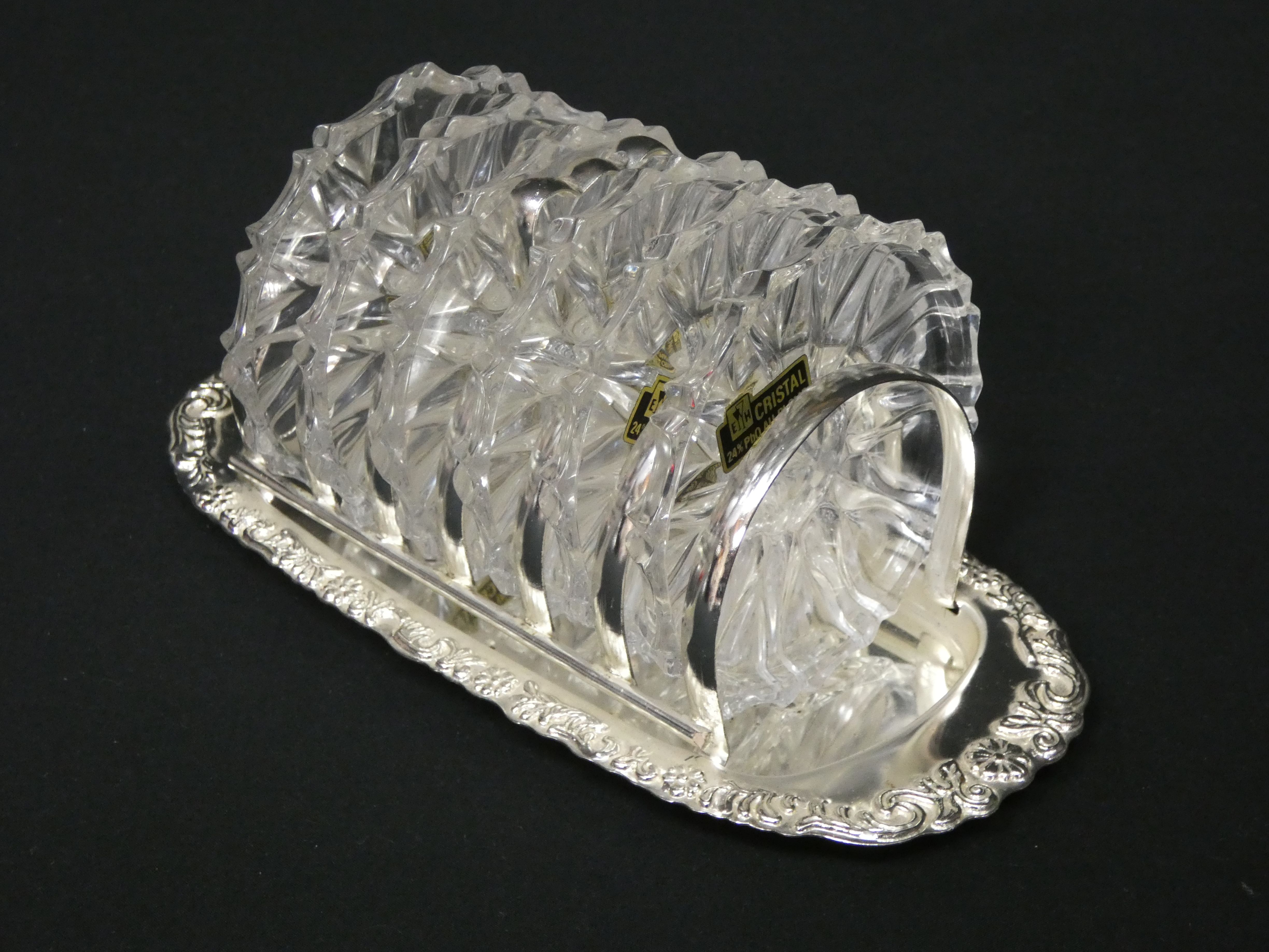 6 dessous de verre élégants en cristal - Photo 1