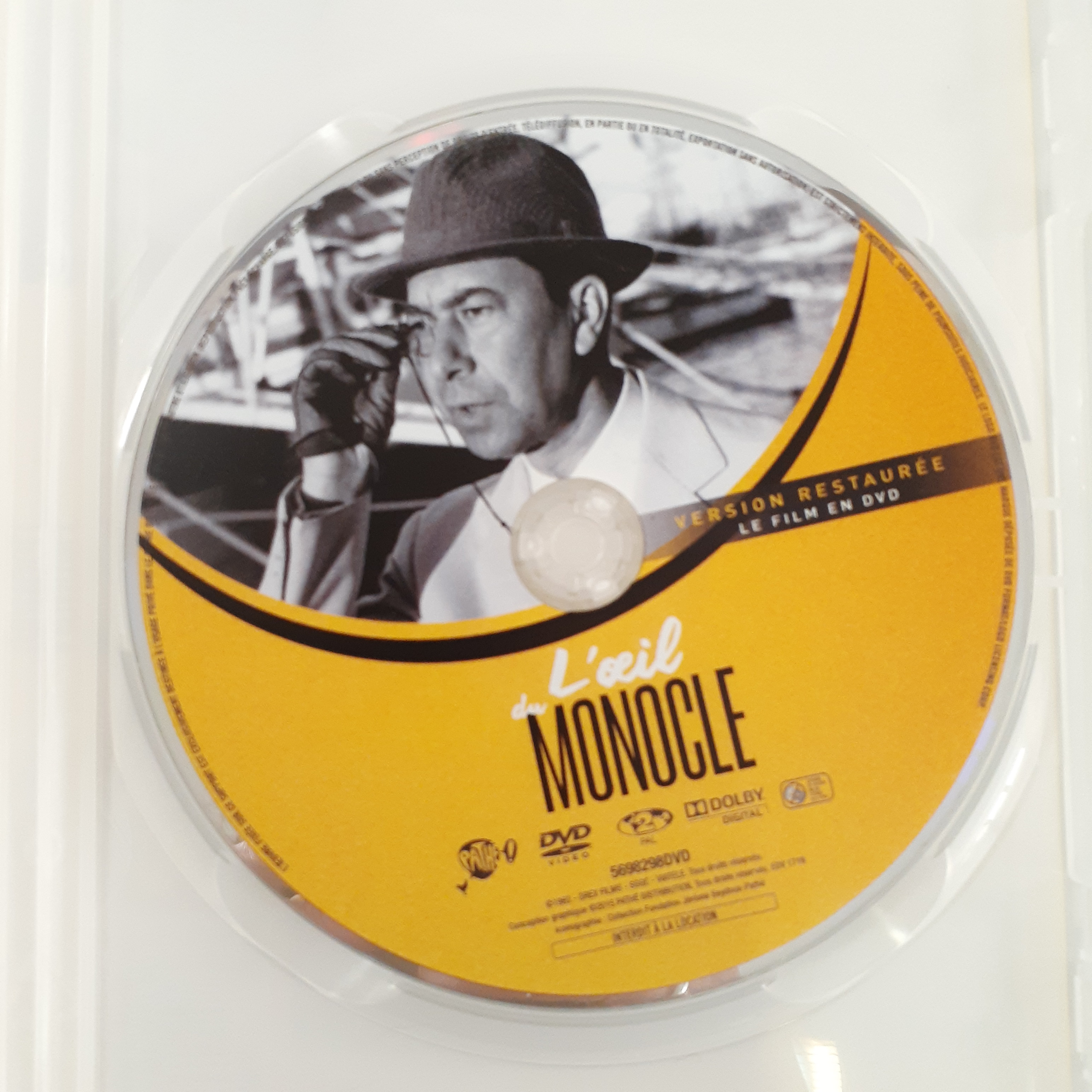 Voir photo 4 de Lot de 2 DVD Le Monocle noir + L'Œil du Monocle – Paul Meurisse - Georges Lautner Lot de 2 DVD Le Monocle noir + L'Œil du Monocle – Paul Meurisse - Georges Lautner Très bon état - Vue 4 -