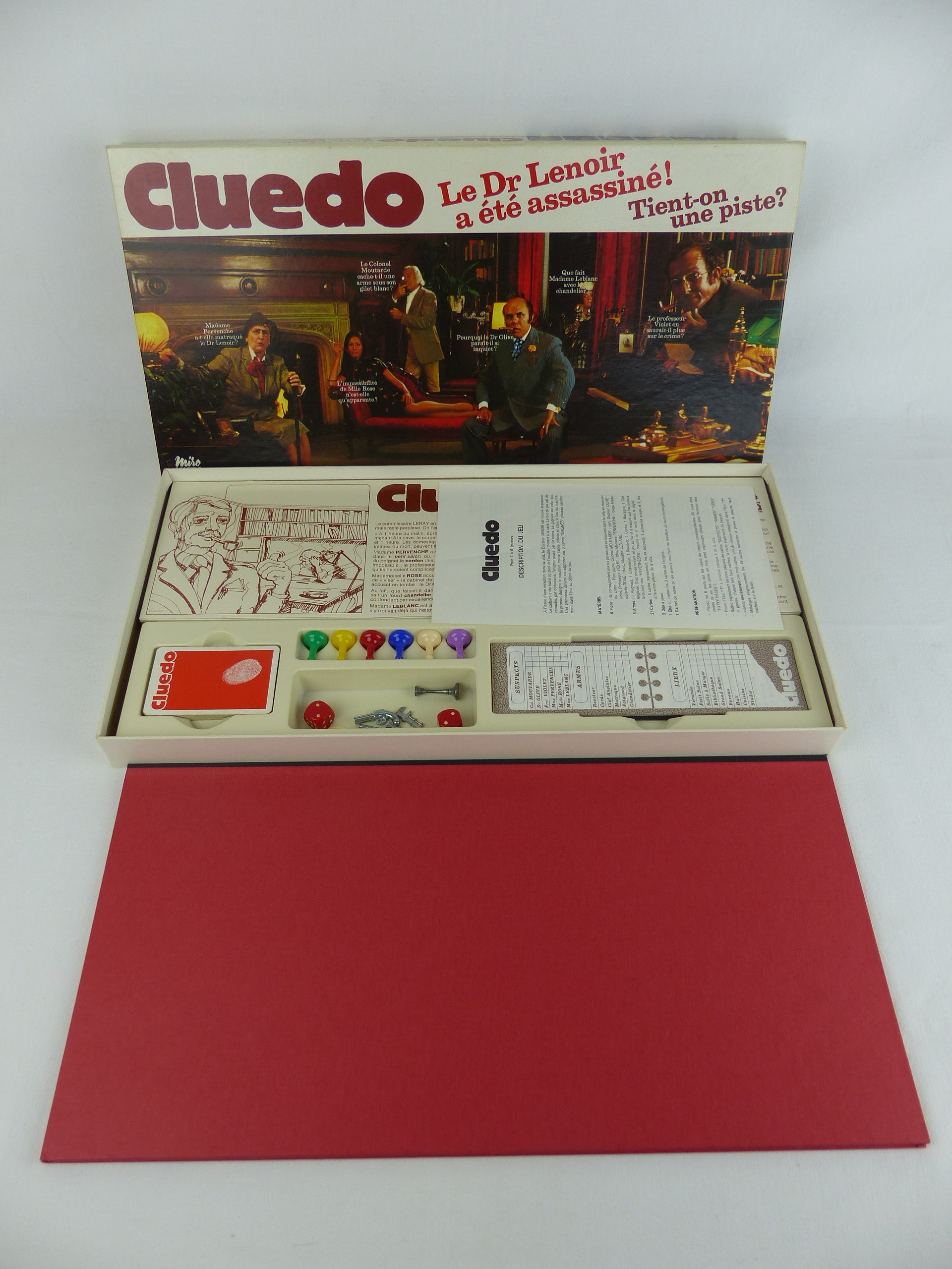 Cluedo Dr. Lenoir MIRO-MECCANO Vintage 1974 Complet - État correct - Photo 5