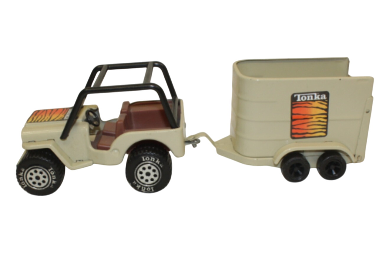 Acheter Véhicule Safari Tonka de collection Bon état - 15,00 € Véhicule Safari Tonka de collection Bon état - reconditionné disponible sur Label Emmaüs