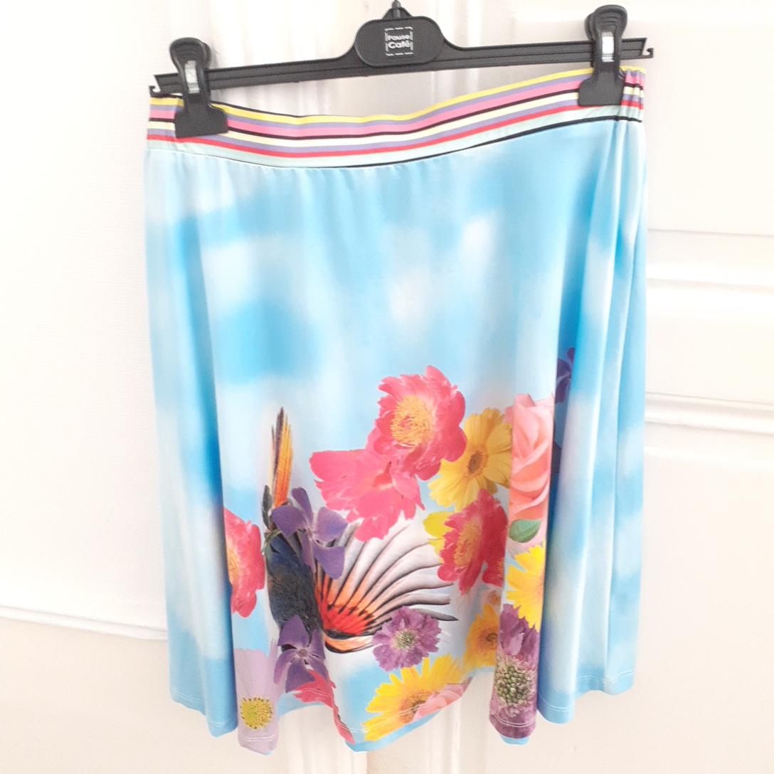 Voir photo 2 de Disley - Jupe neuve bleue Disley - Jupe neuve bleue Comme neuf - Vue 2 -