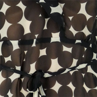 Blouse imprimée noire et beige - femme - Daxon - taille 42 - Photo 2