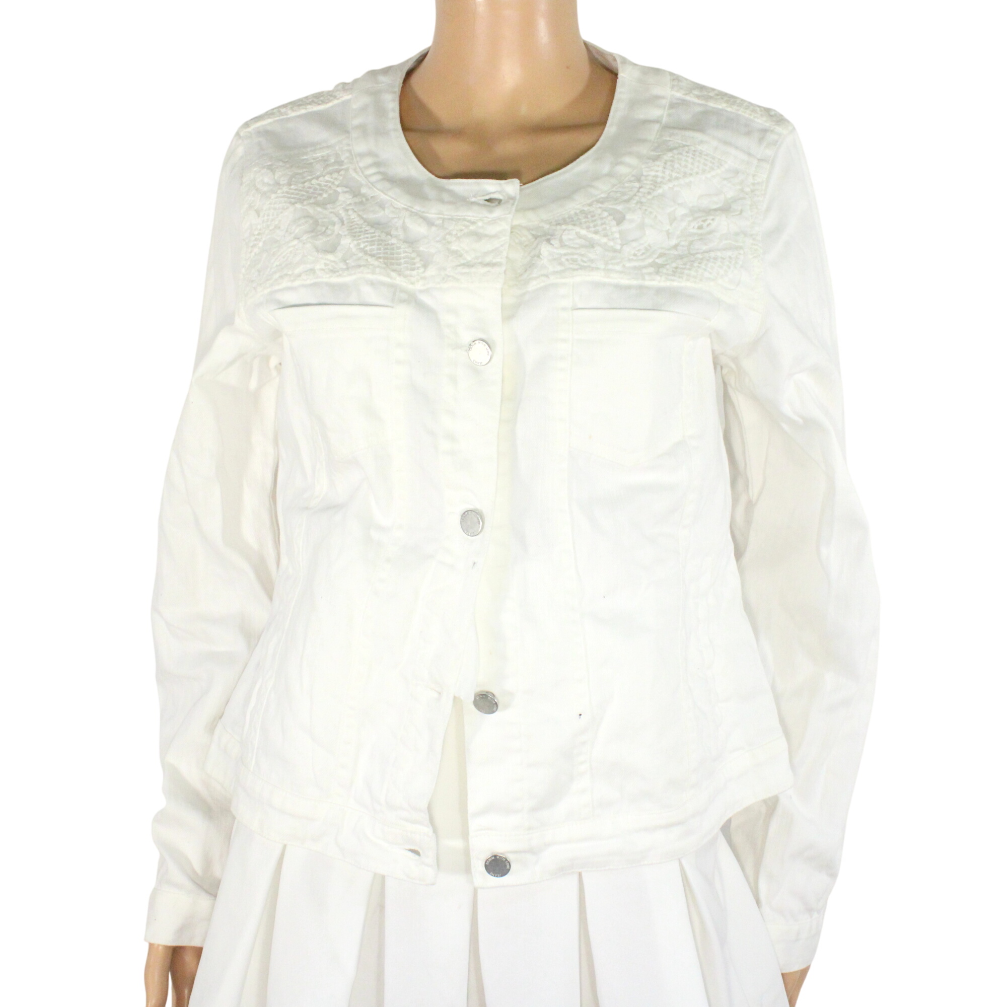 Veste Jean's Femme Blanc JAQUELINE RIU Taille 42 - Photo 0