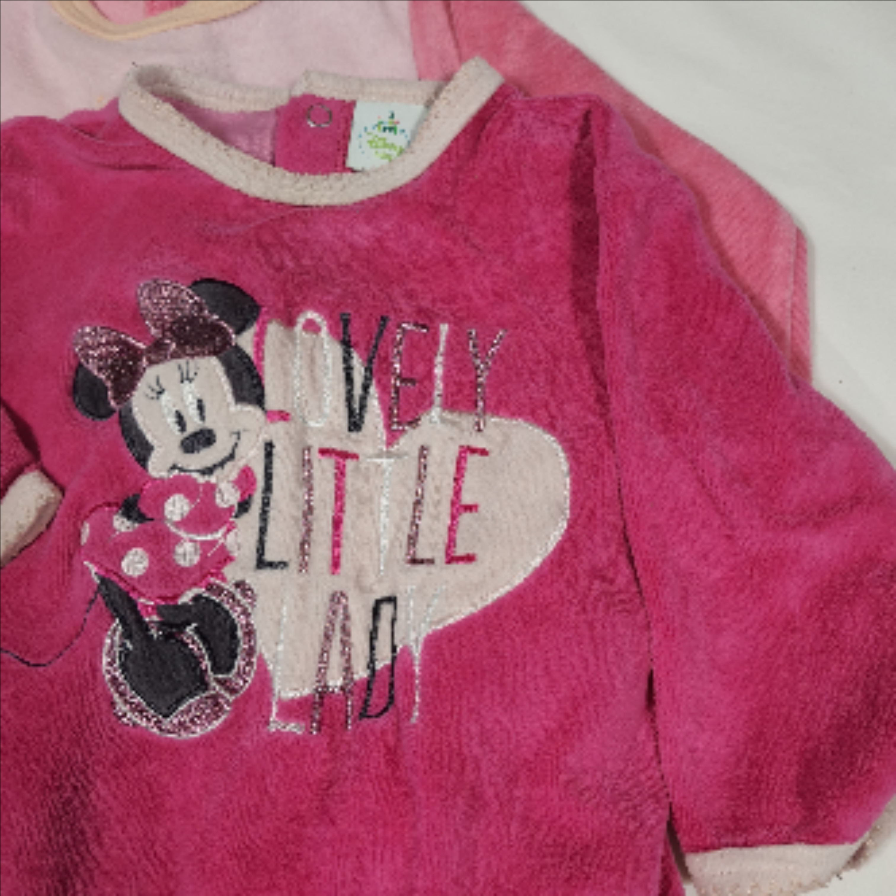 Lot de deux pyjamas roses - 6 mois - Photo 1