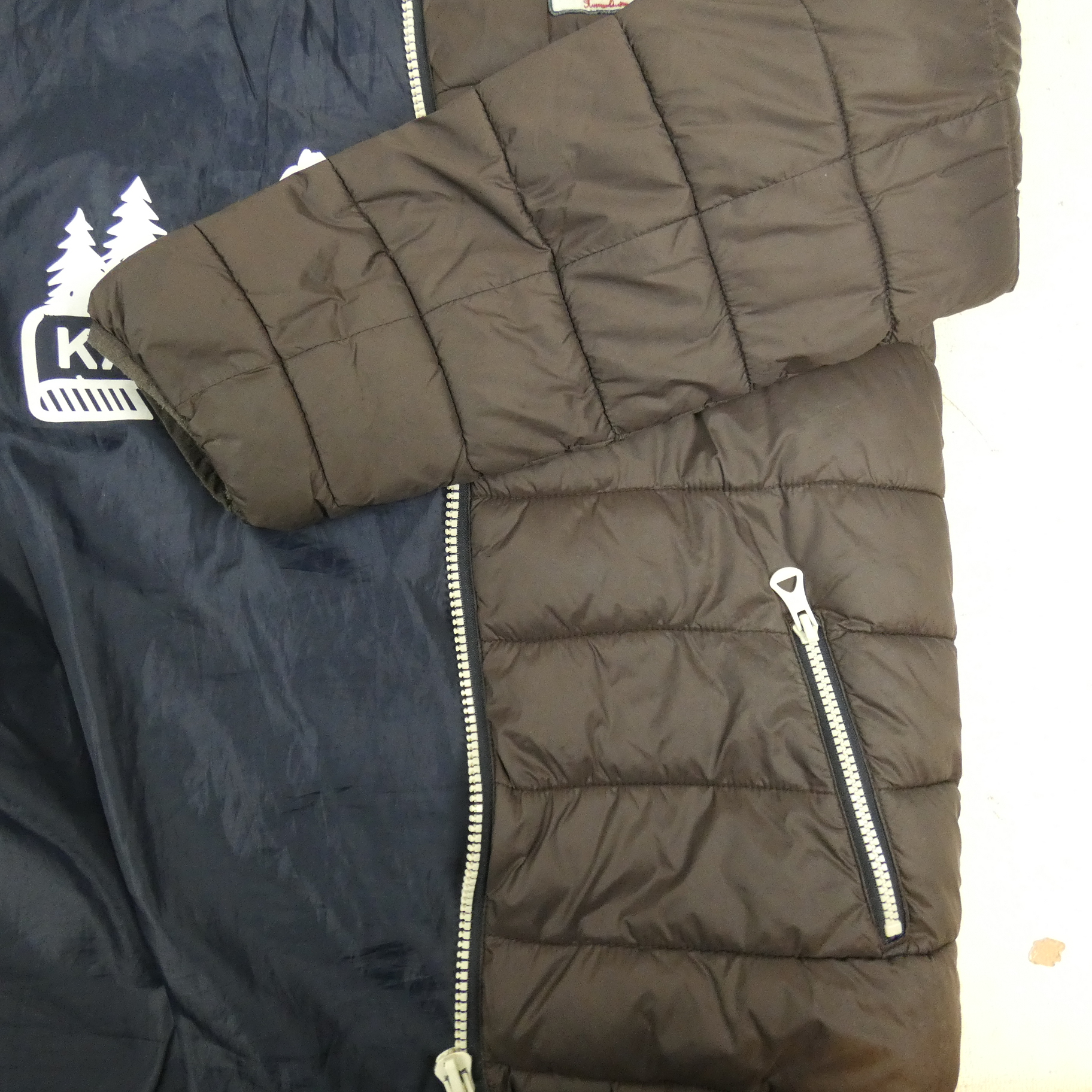 Doudoune Marron Kaporal - Taille 16a État correct - Vue 6 - 