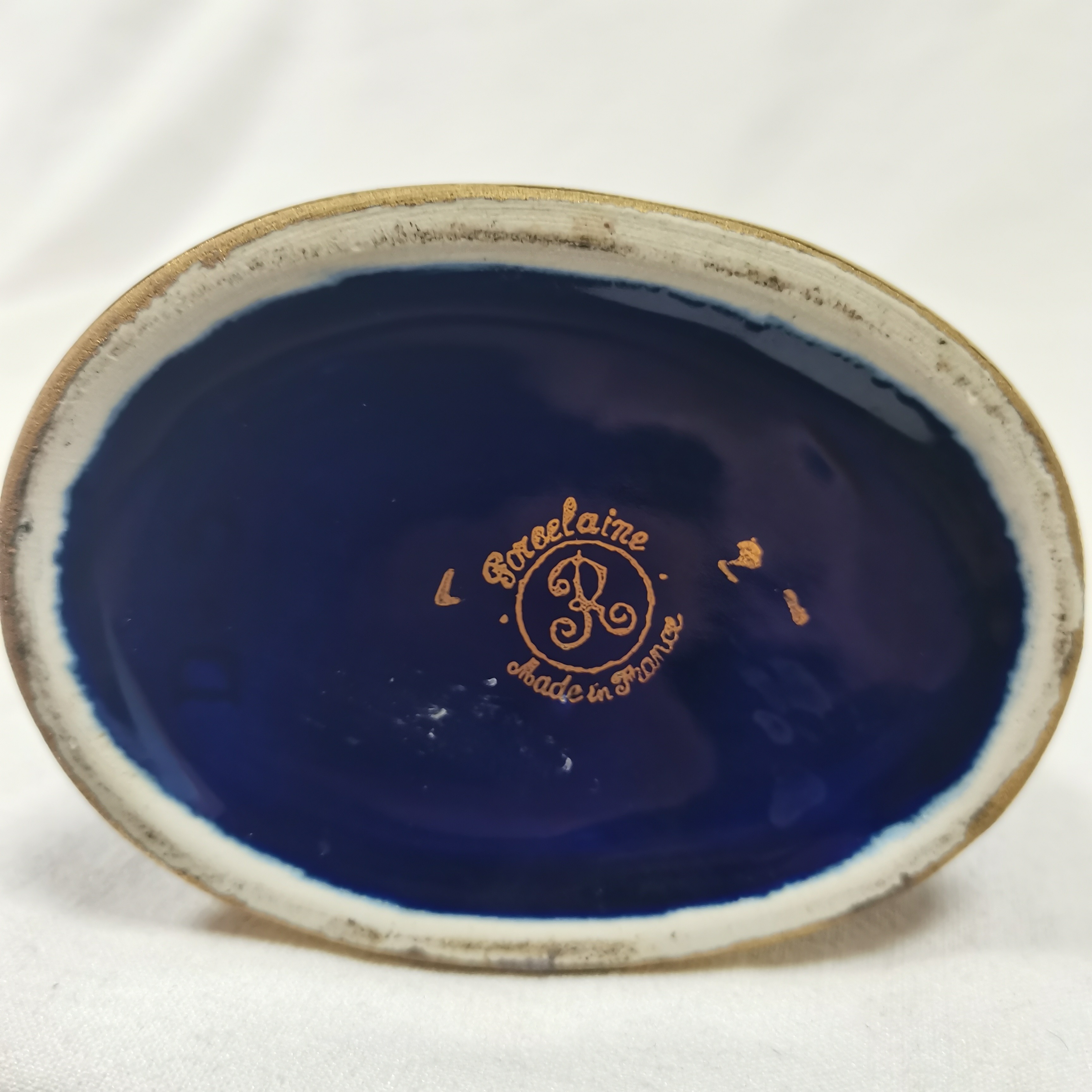 Vase avec la carte de la corse - liseré doré - estampillé - Bon état - Photo 4